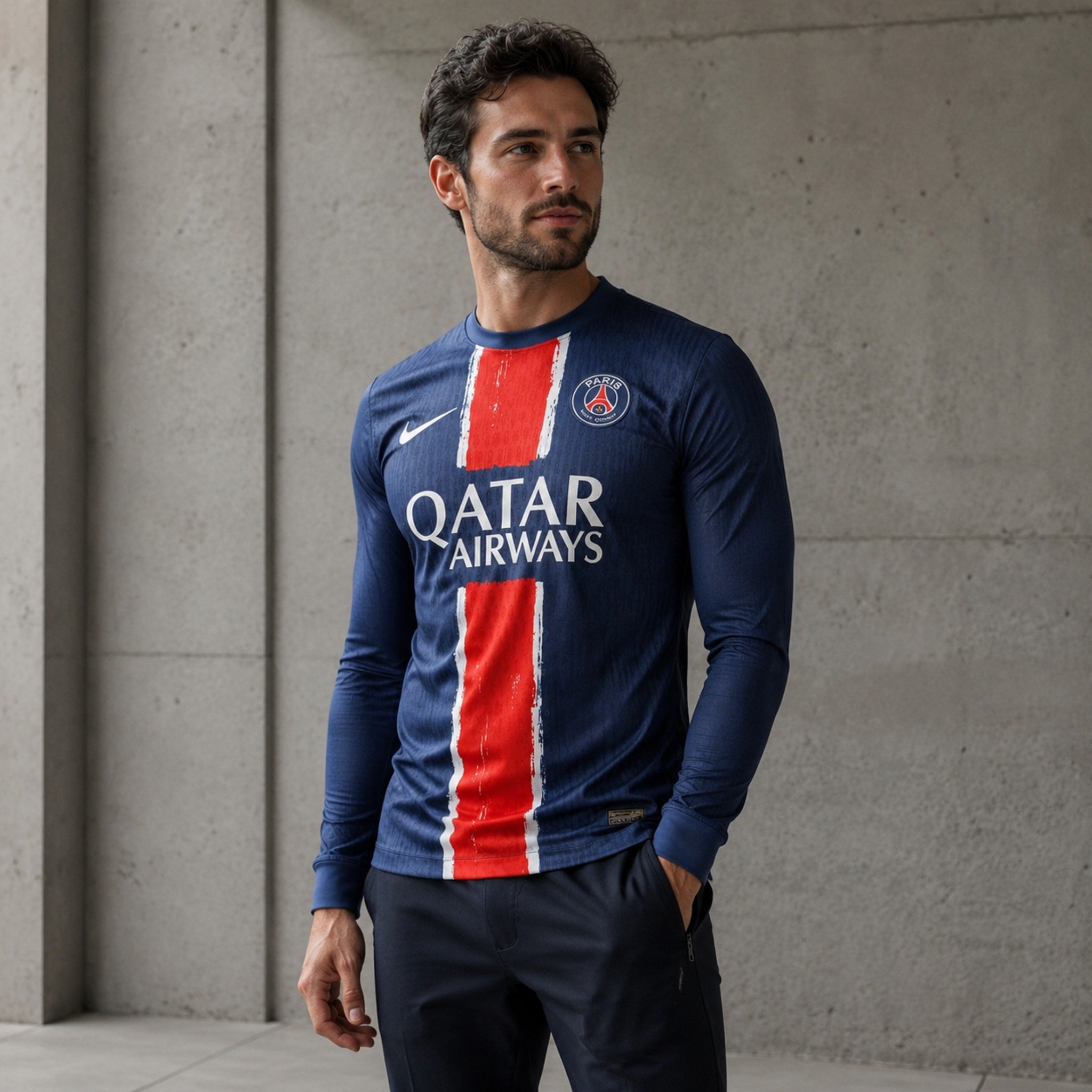 PSG Local 24/25 - Manga Larga - Versión Jugador
