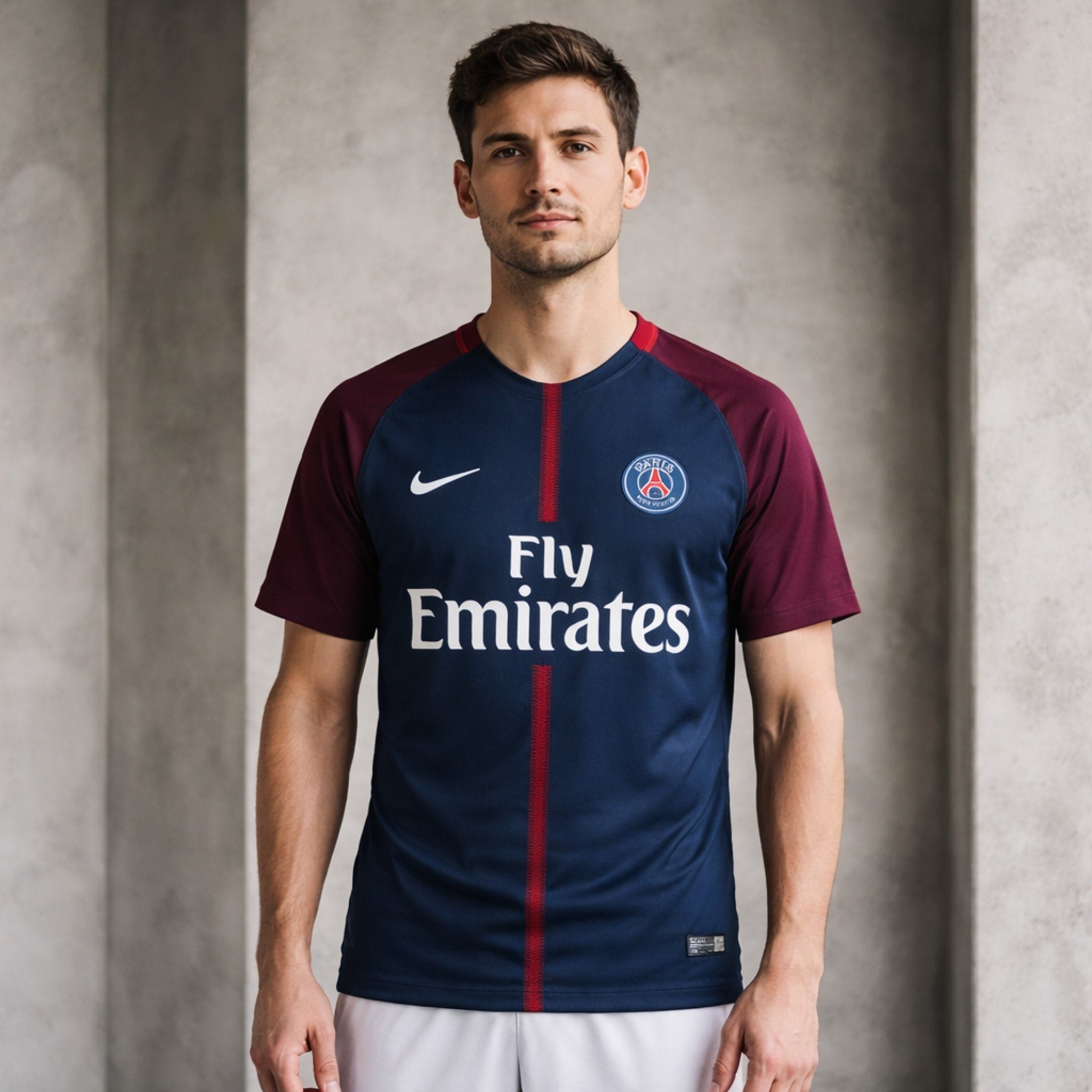 Maillot rétro PSG Domicile 17/18, vu de dos