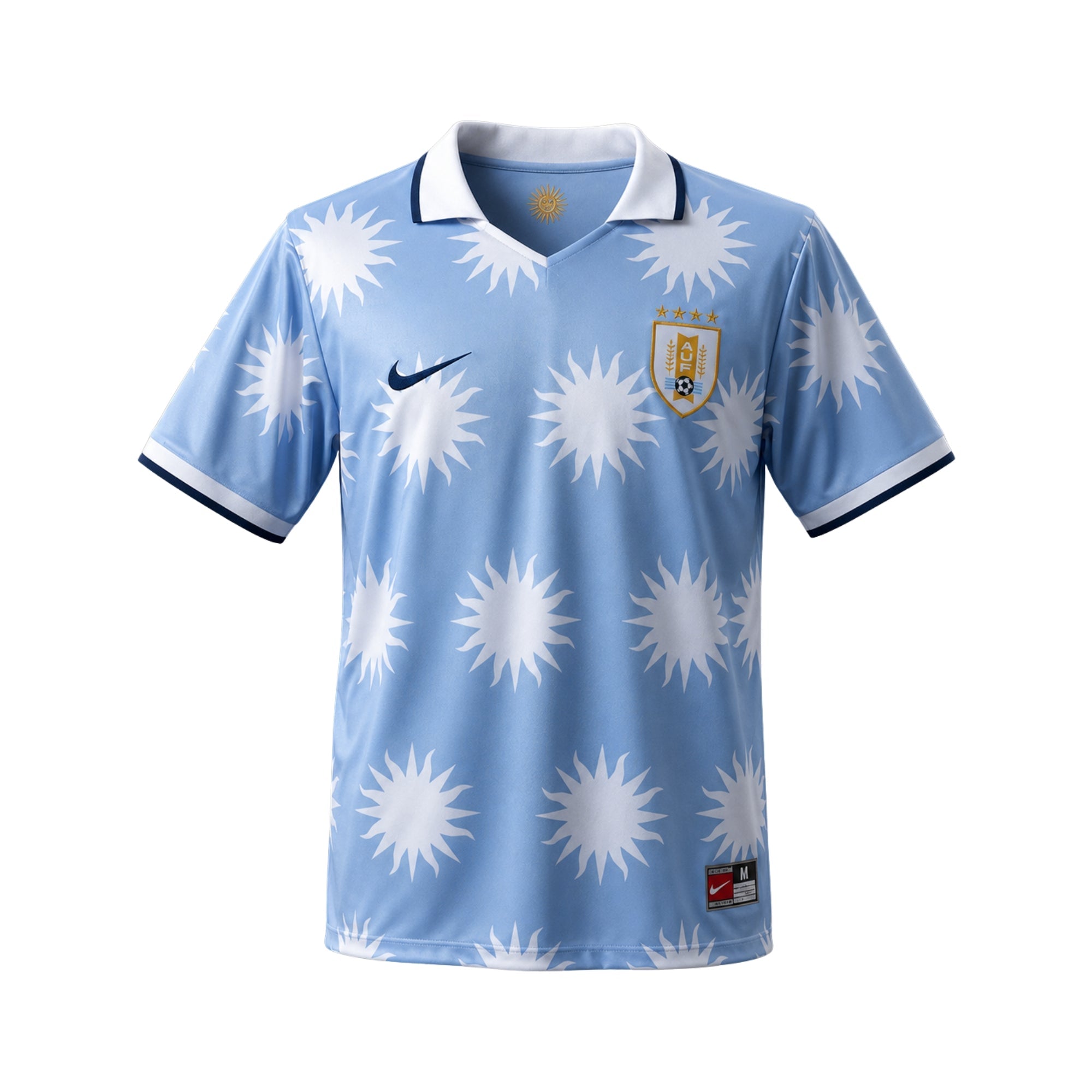 Uruguay Édition Spéciale 26/27 - Coupe du Monde 2026 - Version Joueur - Bleu Clair et Blanc 2