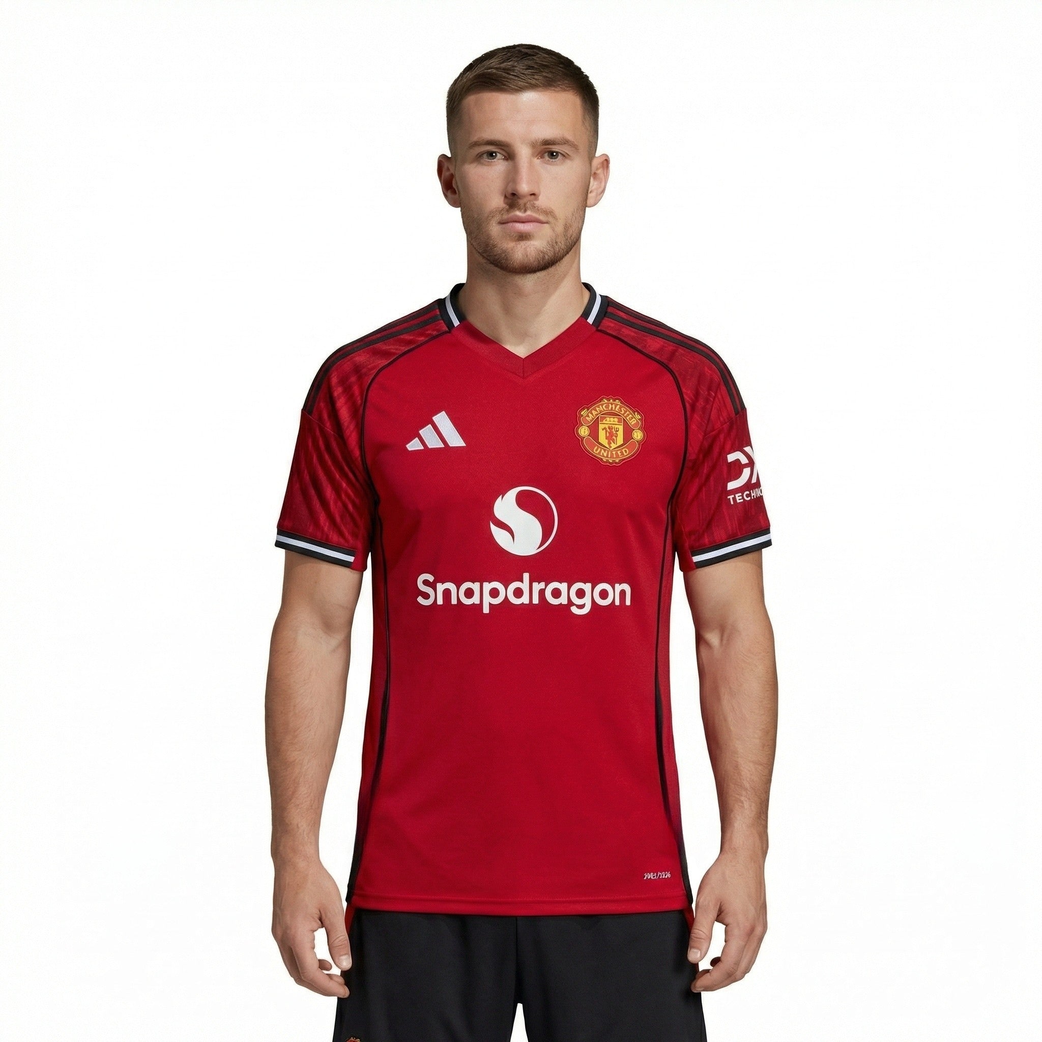 Manchester United Domicile 25/26 - Vue de dos
