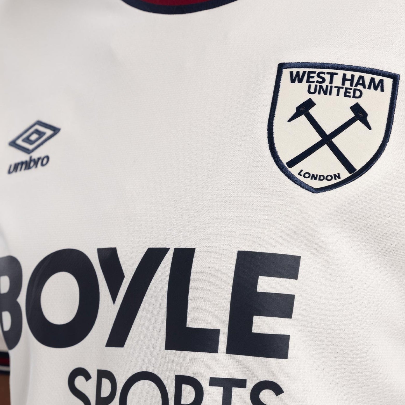 West Ham United Extérieur 25/26 - Tous les Sponsors