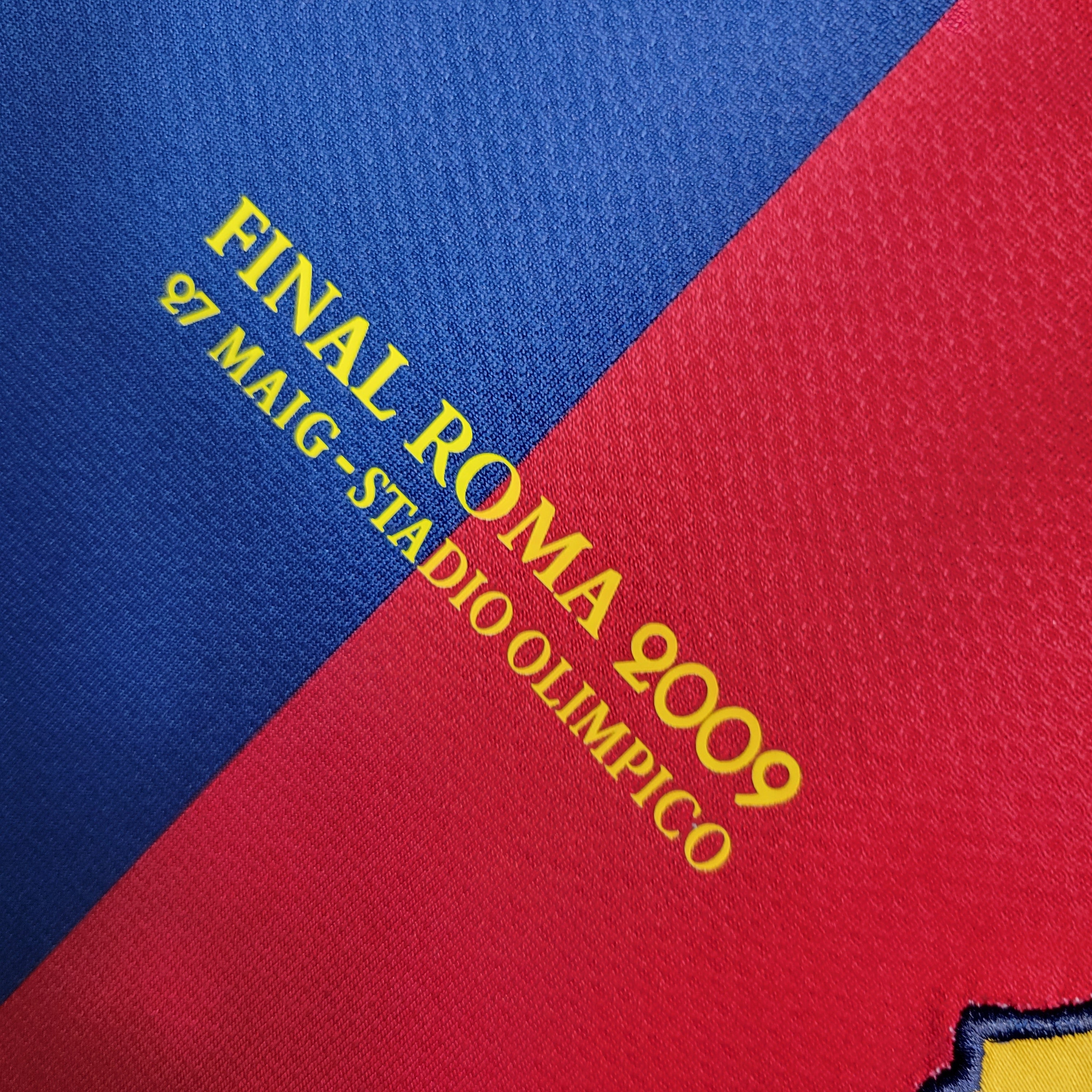 Barcelone Domicile 08/09 - Finale de la Ligue des champions - Vue rapprochée
