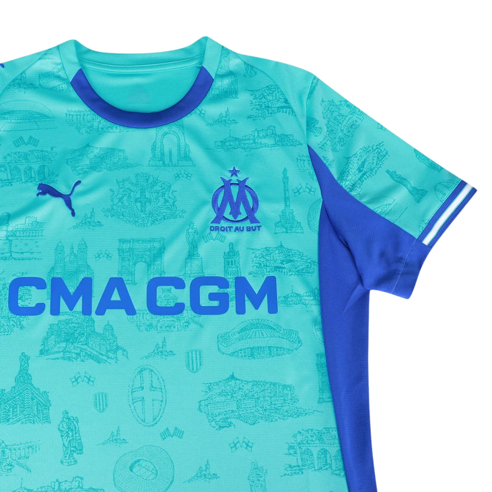 Olympique de Marseille Gardiens de But 25/26 - Bleu Clair et Bleu
