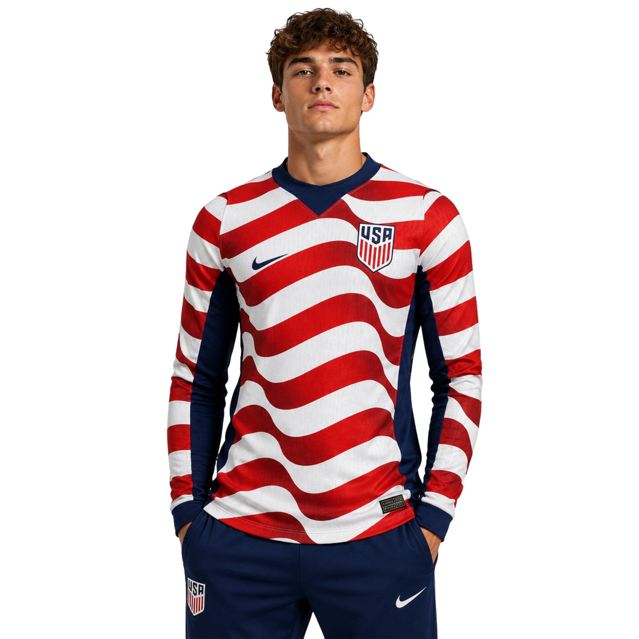 États-Unis Domicile 26/27 - Coupe du Monde 2026 - Manches Longues - Version Joueur