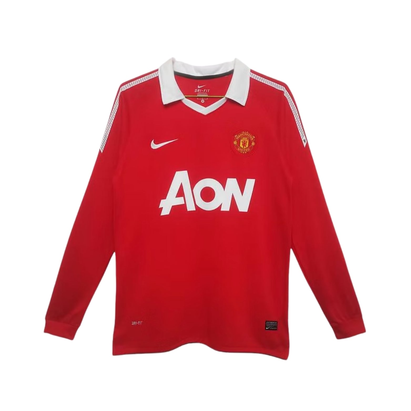 Manchester United Domicile 10/11 - Manches Longues - Vue de face