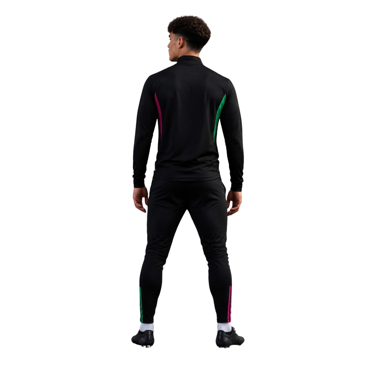 Bayern Munich - Survêtement - 1/2 Zip - Noir et Rose