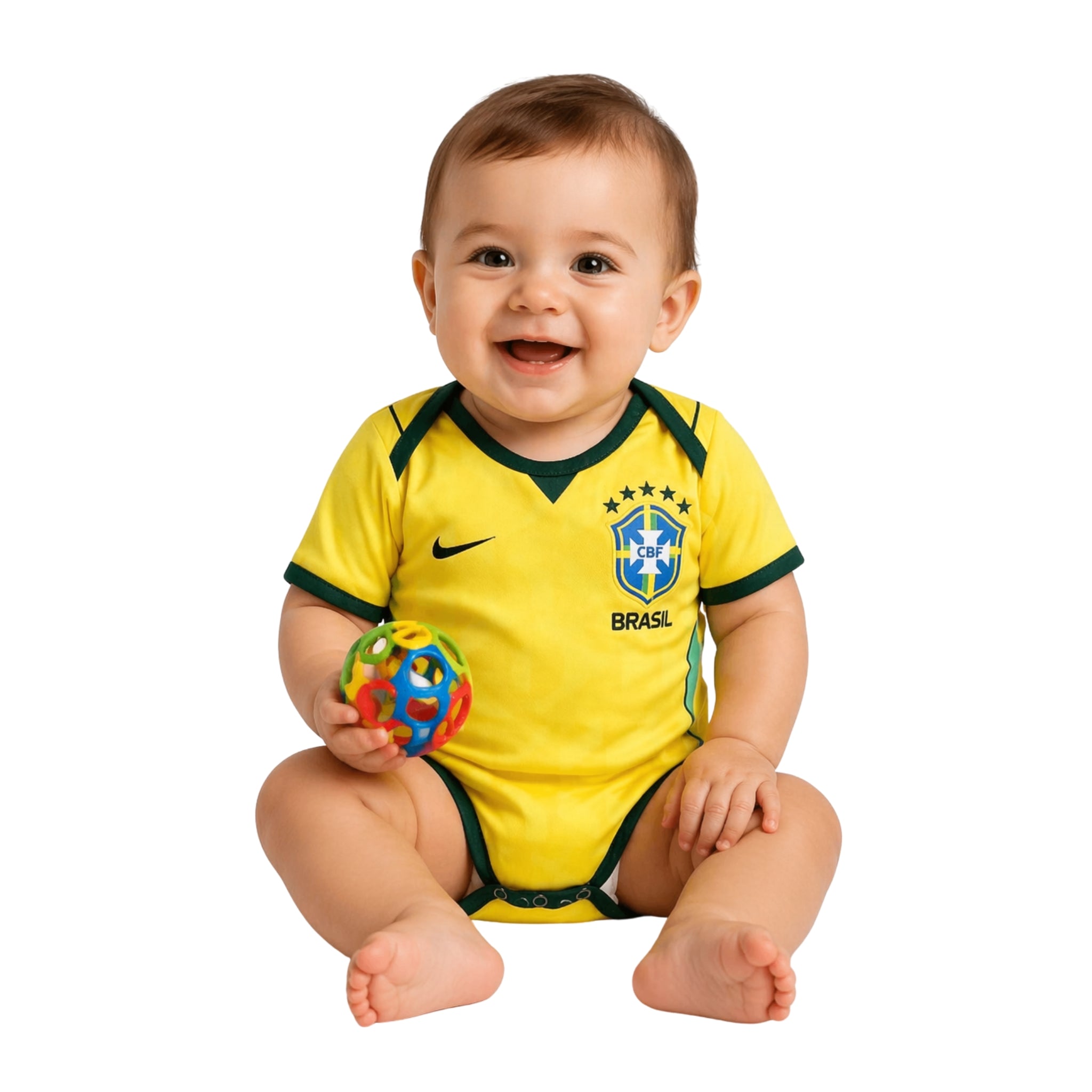 Brésil - Body Bébé Domicile 26/27 - Coupe du Monde 2026