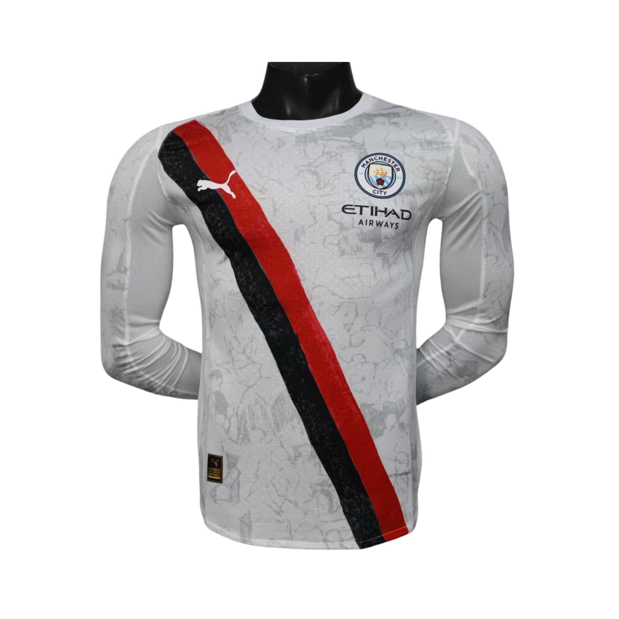 Manchester City Extérieur 25/26 - Manches Longues - Vue de face