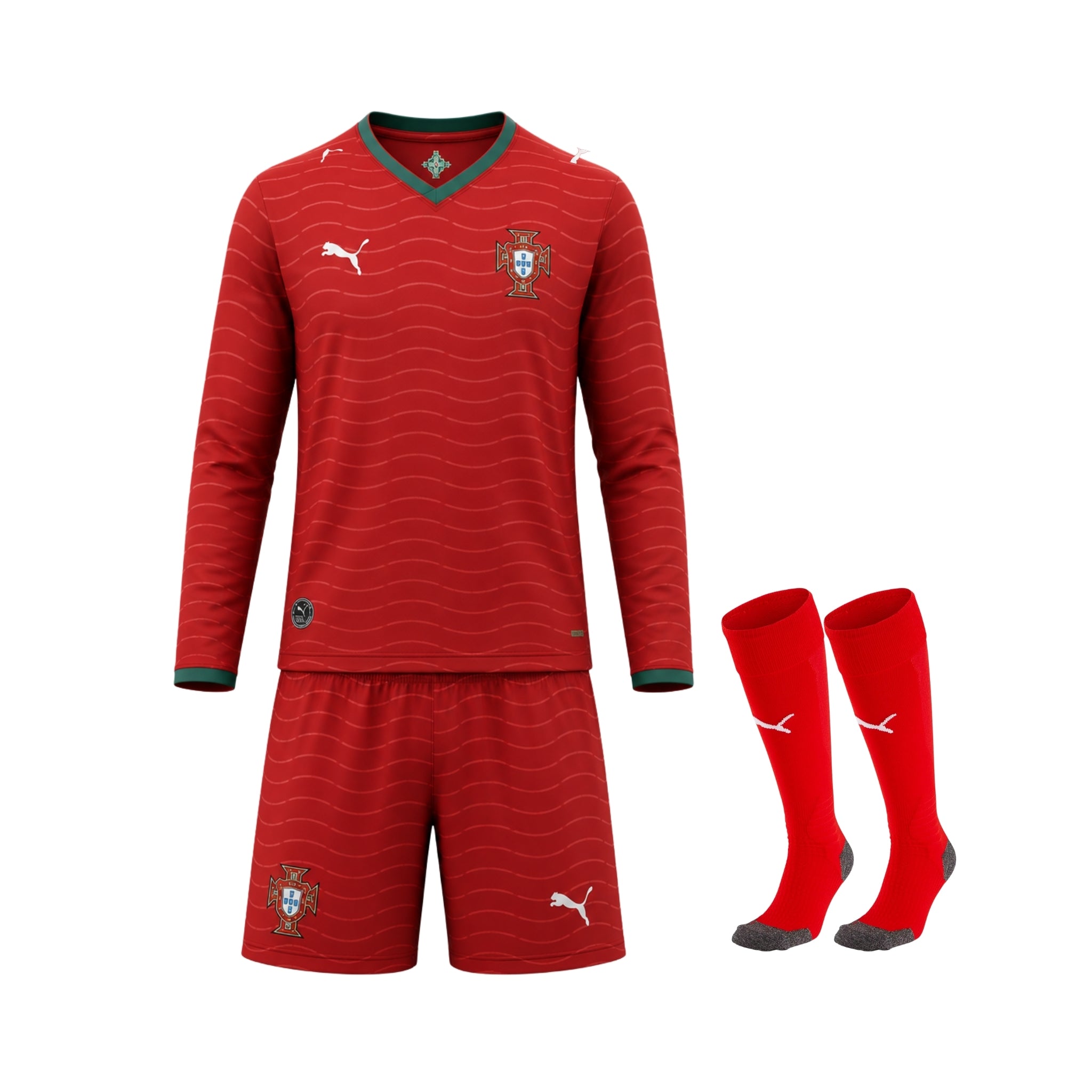 Portugal - Kit Domicile 26/27 - Coupe du Monde 2026 - Manches Longues