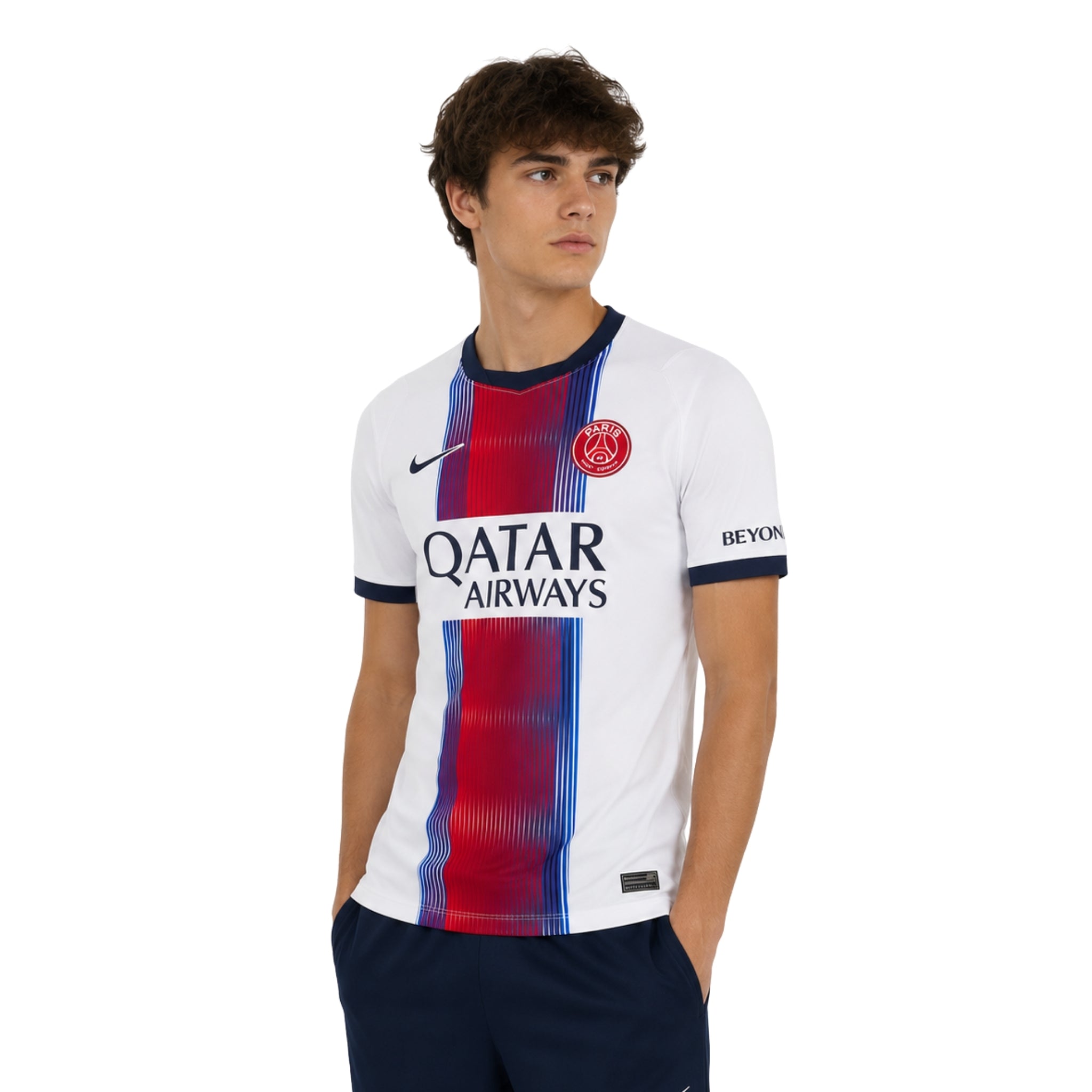 Maillot PSG Extérieur 26/27, porté de face