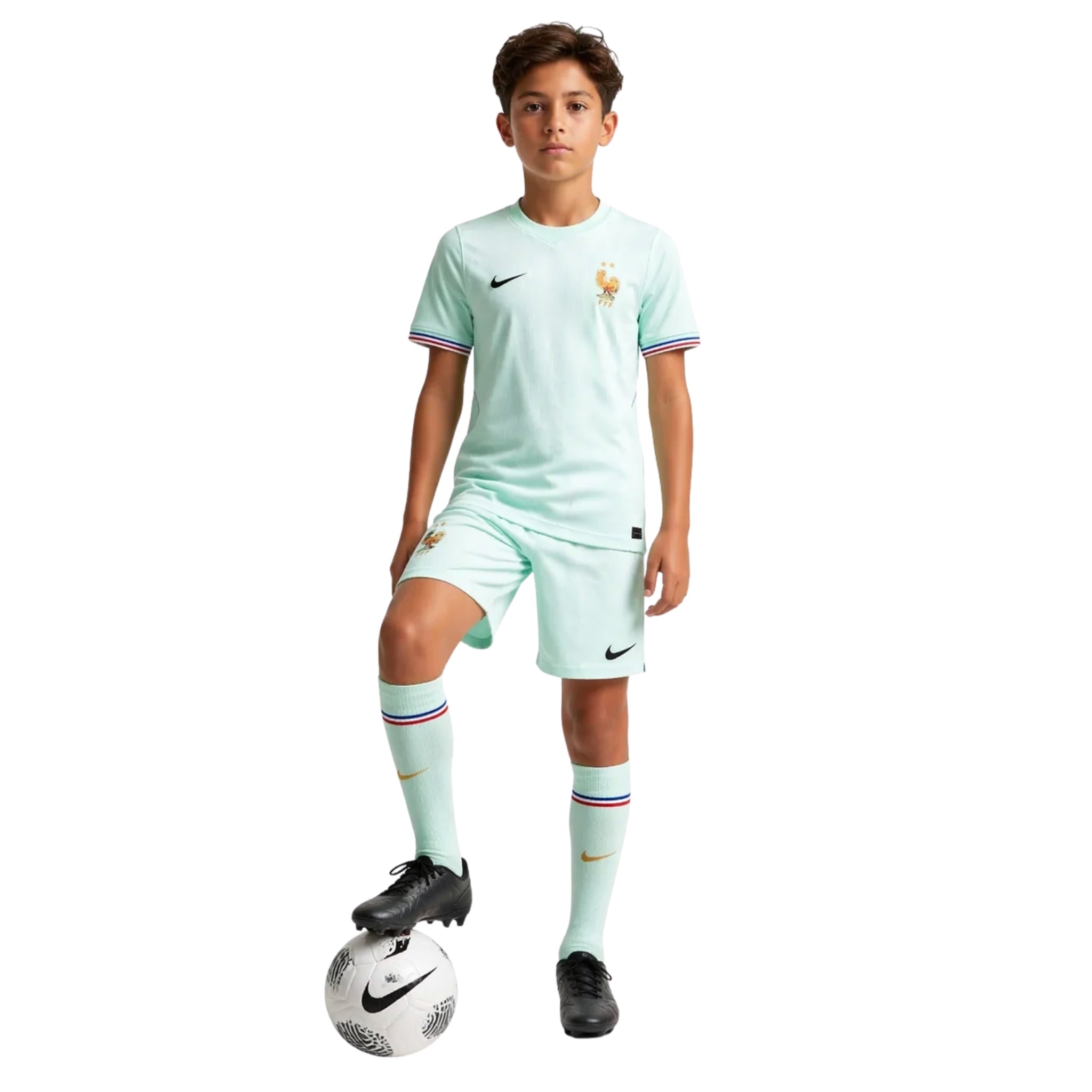 France - Kit Extérieur 26/27 - Coupe du Monde 2026, porté de face