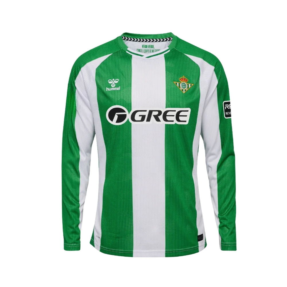 Real Betis Domicile 25/26 - Manches Longues
