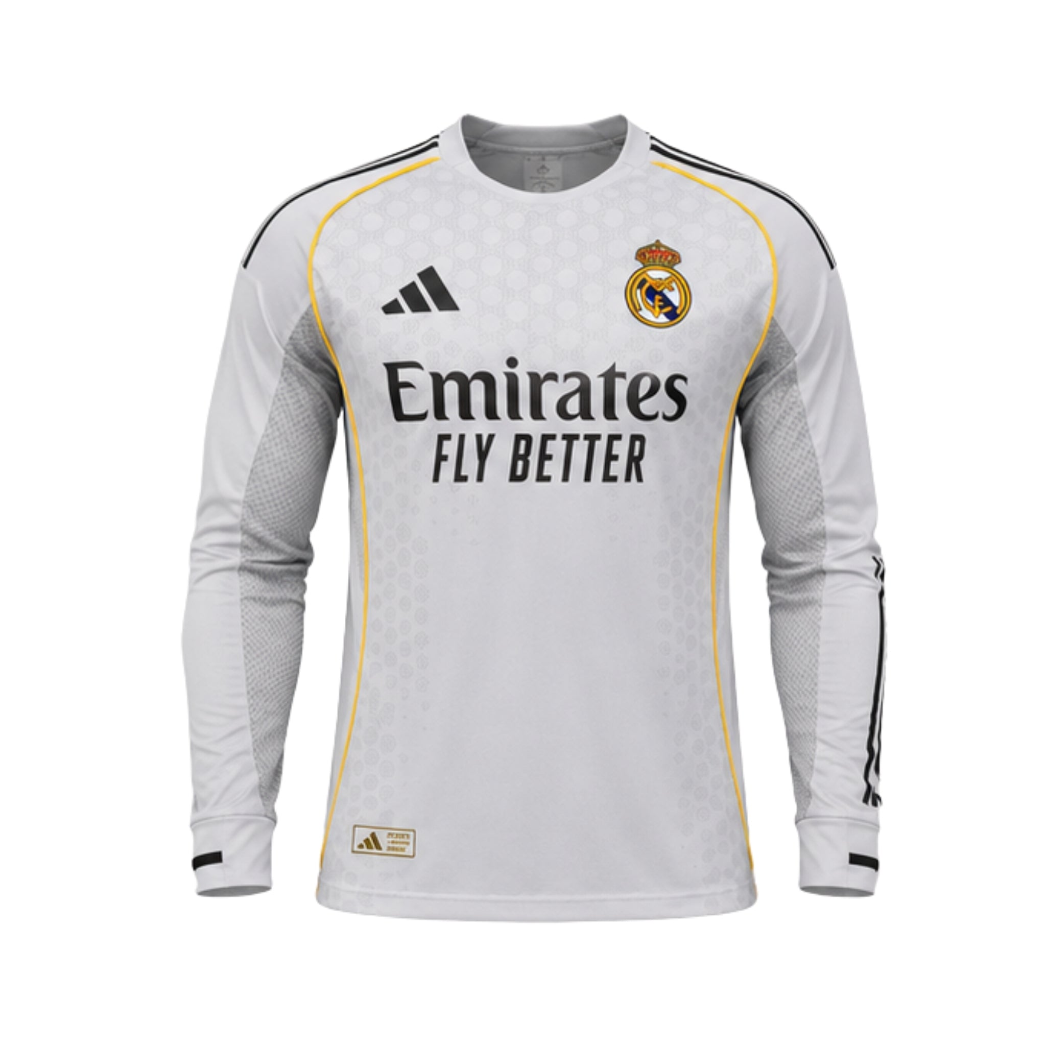 Camiseta Real Madrid Local 25/26 Versión Jugador Manga Larga