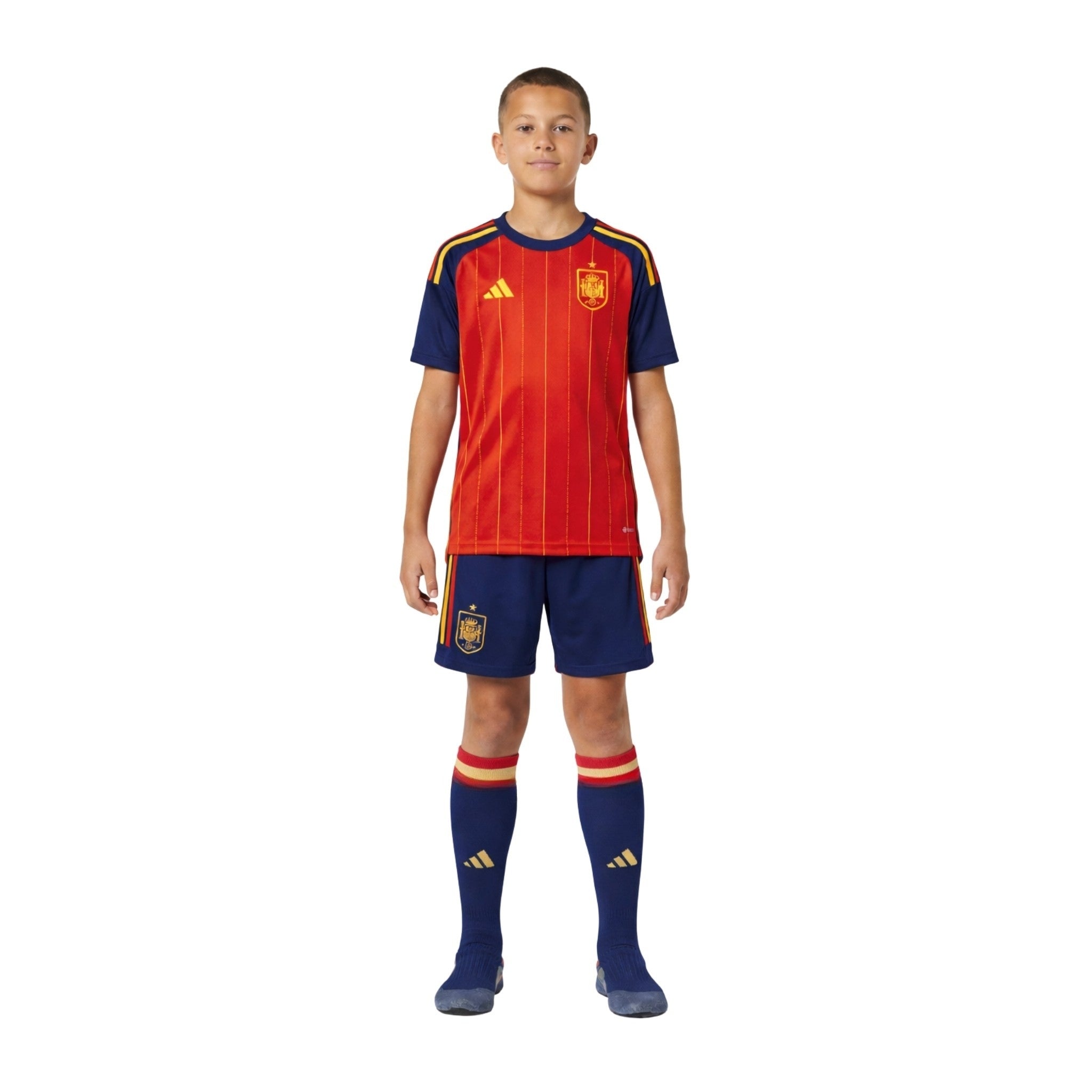 Espagne - Kit Domicile 26/27 - Coupe du Monde 2026, porté de face