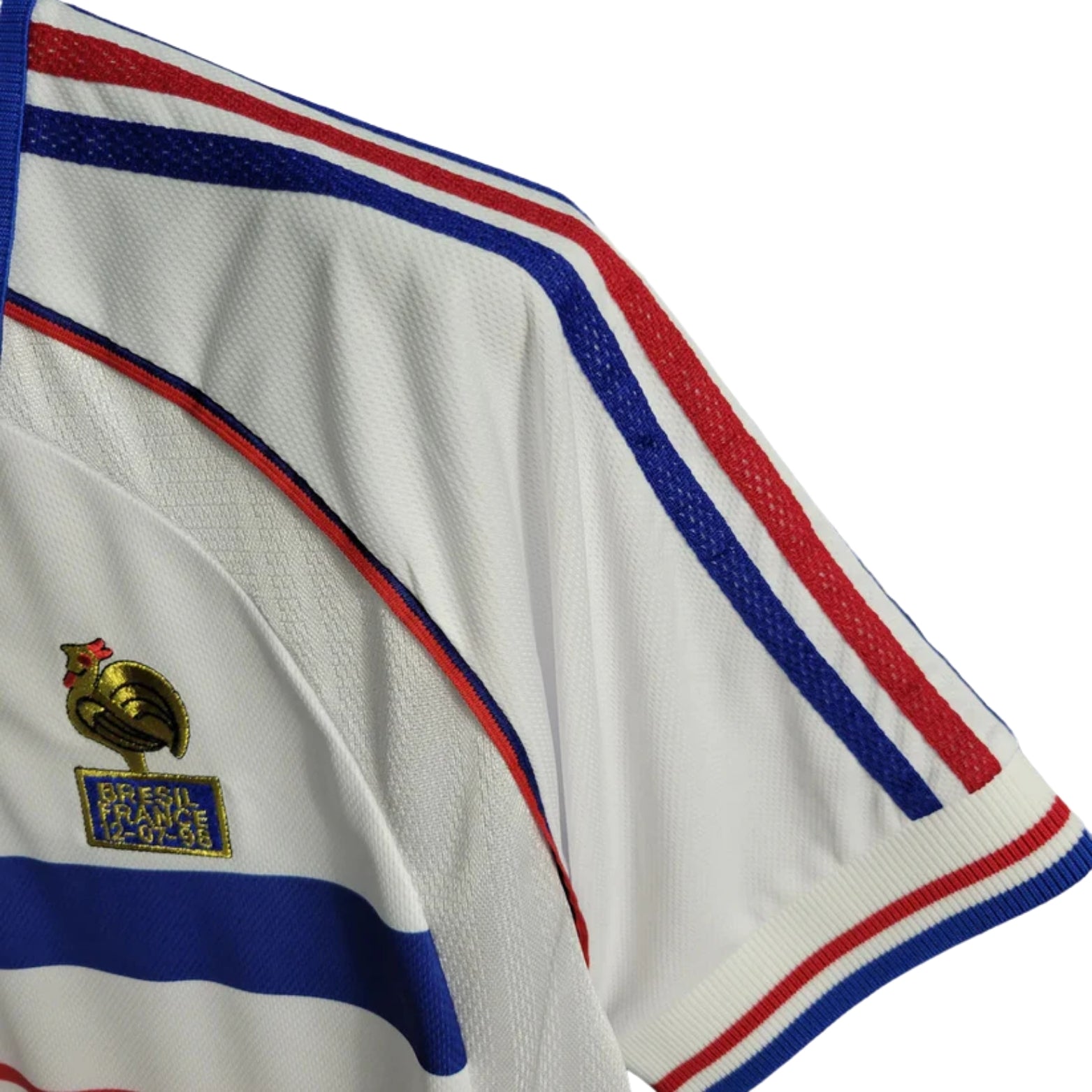 Maillot rétro France Extérieur 97/98 - Final Mundial 1998, à plat dos