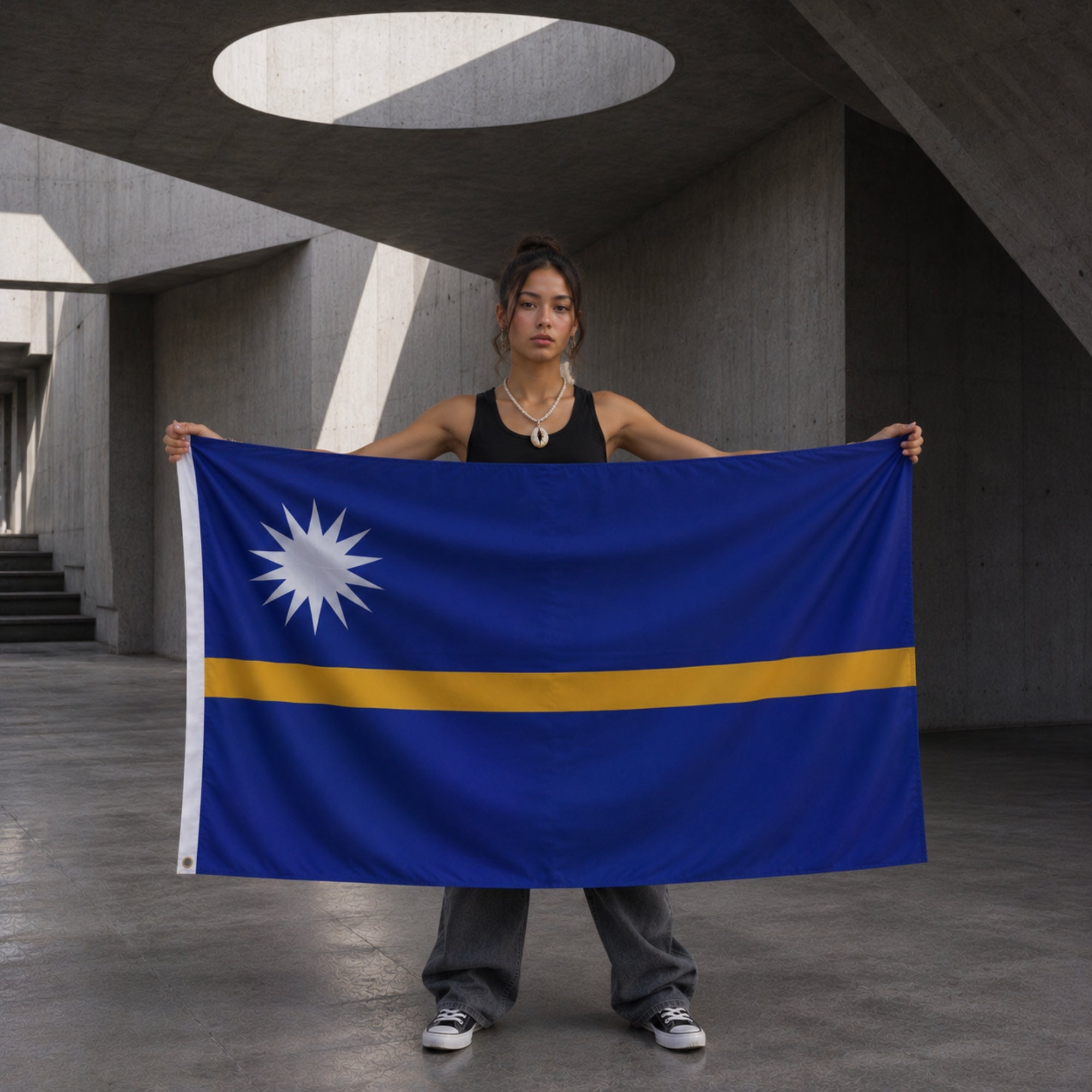 Drapeau - Nauru