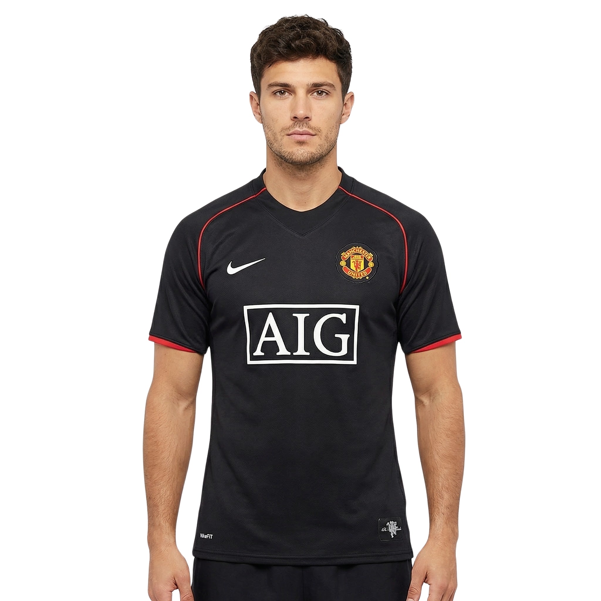Manchester United Extérieur 07/08 - Vue de dos
