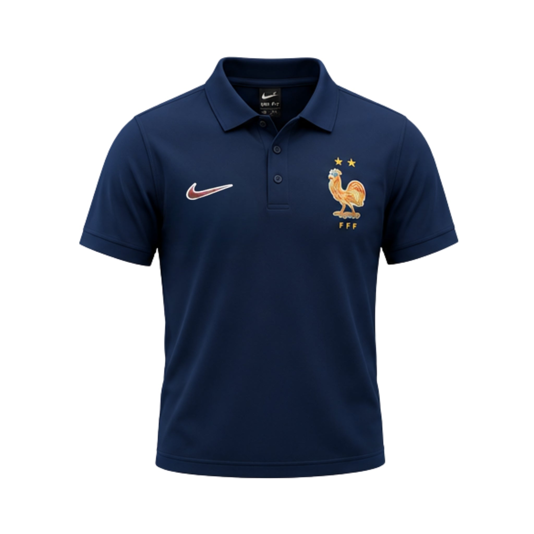 France Polo 26/27 - Coupe du Monde 2026 - Bleu Marine
