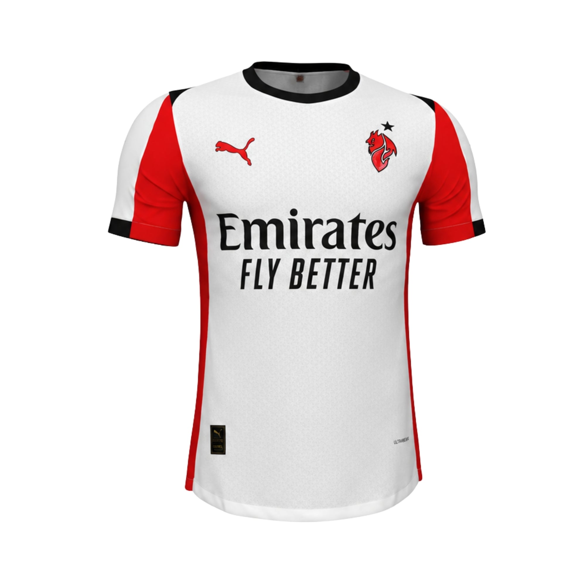 AC Milan Visitante 25/26 - Versión Jugador