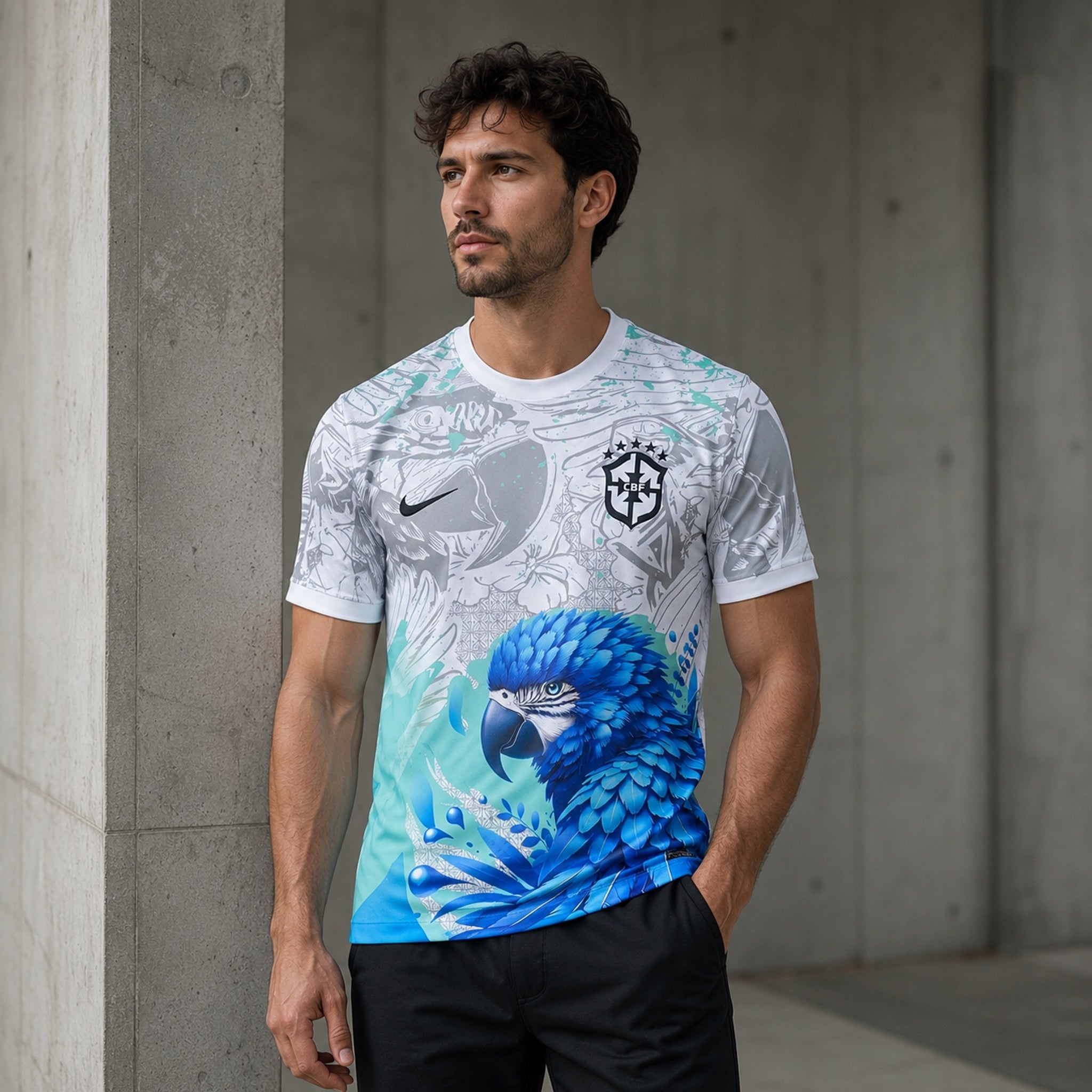 Maillot Brésil Édition Spéciale 24/25 - Version Joueur, vu de dos