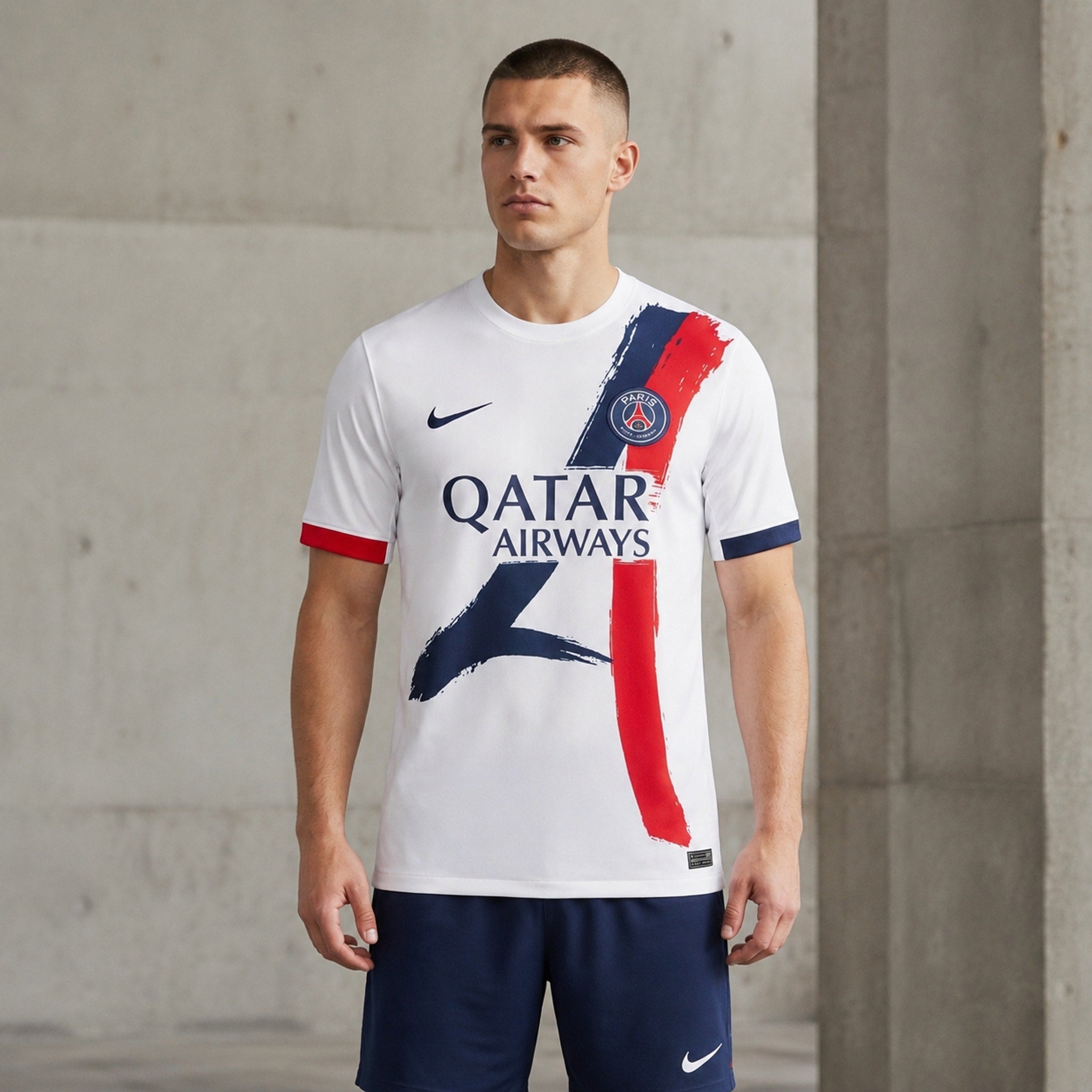 Maillot PSG Extérieur 25/26, vu de dos