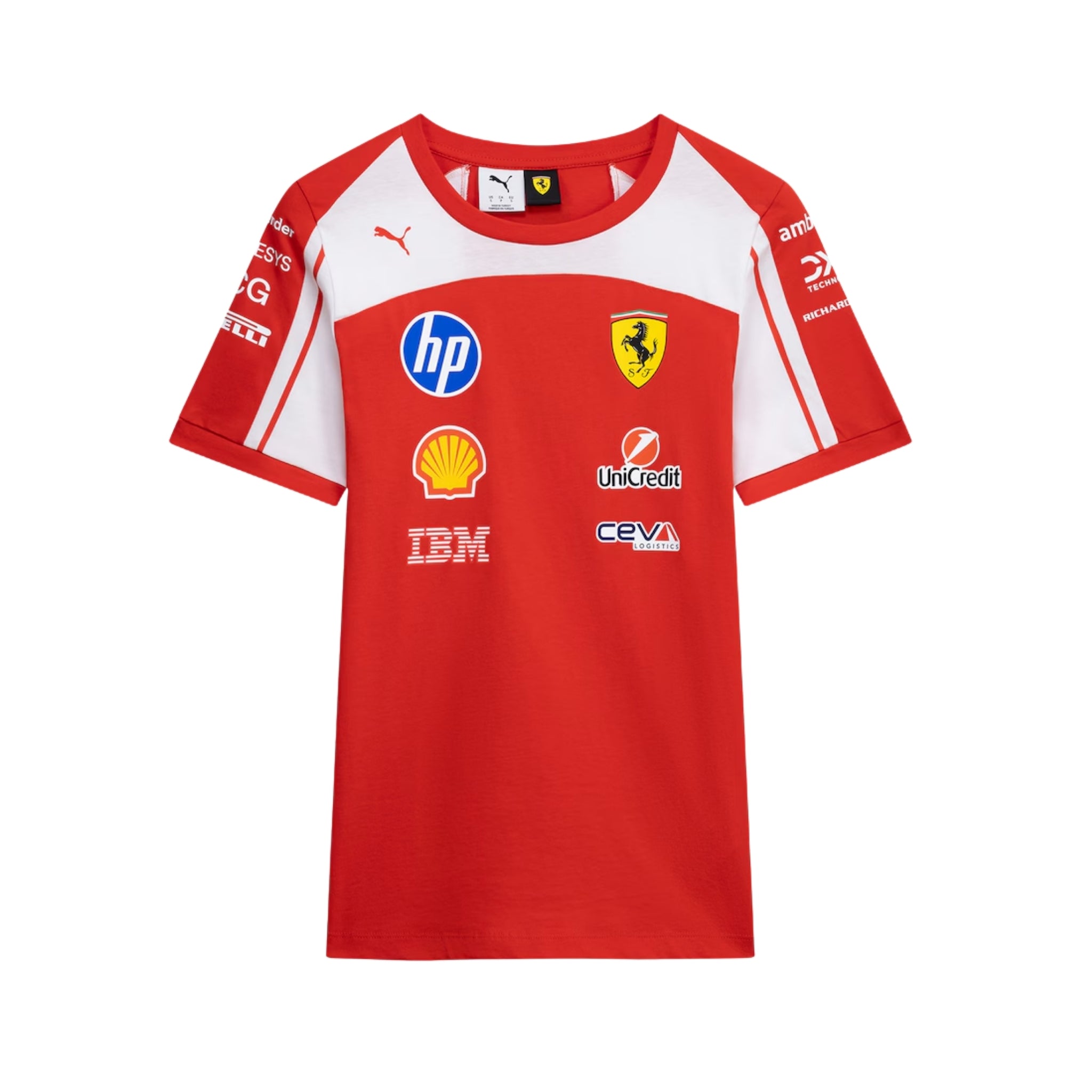 T-Shirt Scuderia Ferrari F1 2026 - Vue de face