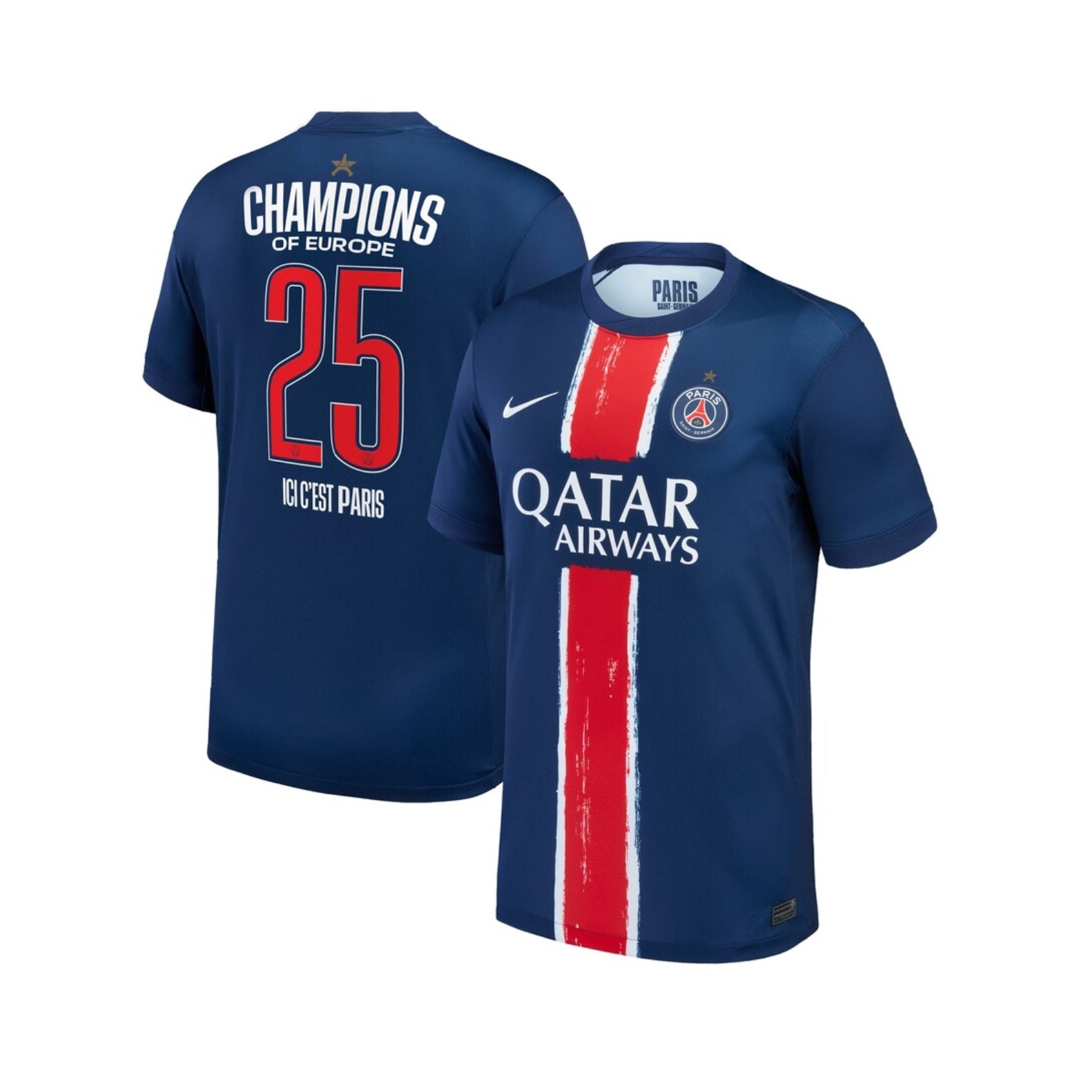 Maillot PSG Domicile Édition Spéciale 24/25, porté de face