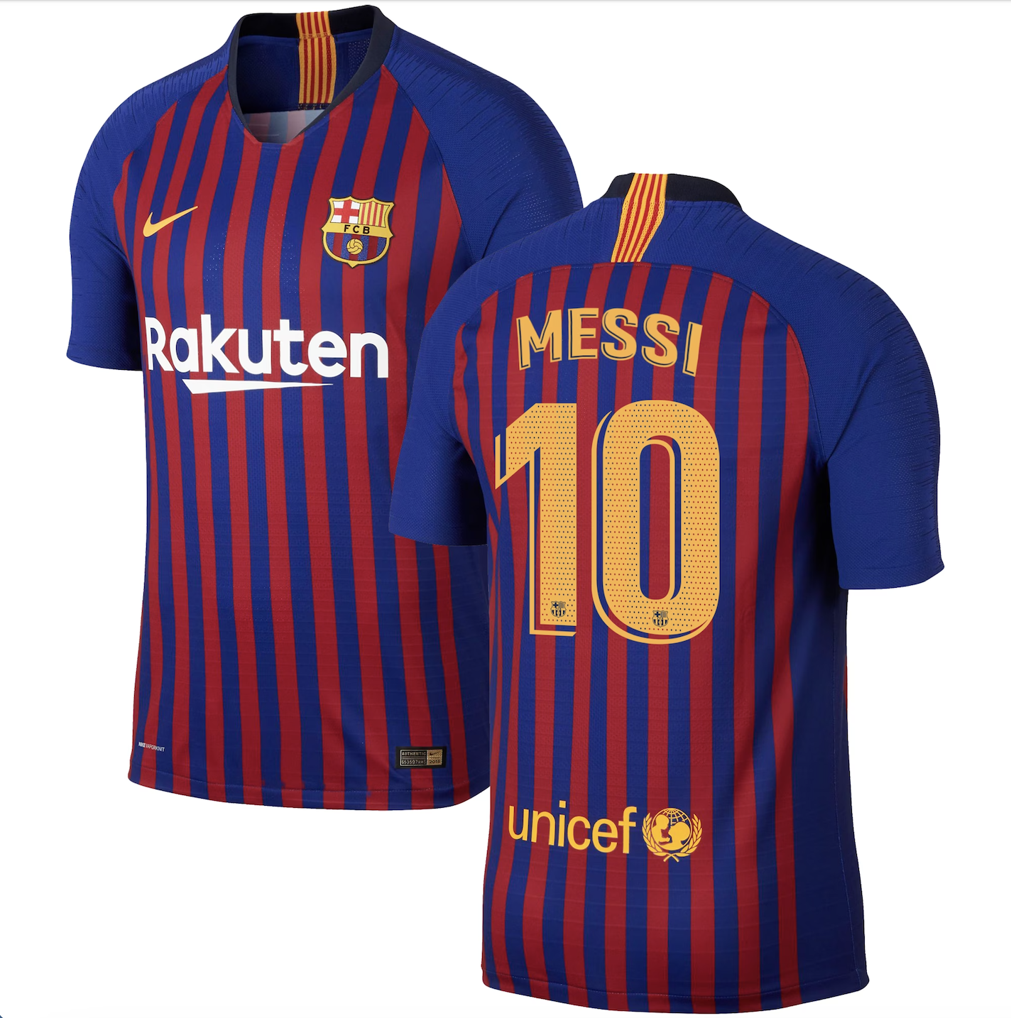 Barcelone Domicile 18/19 - Messi 10