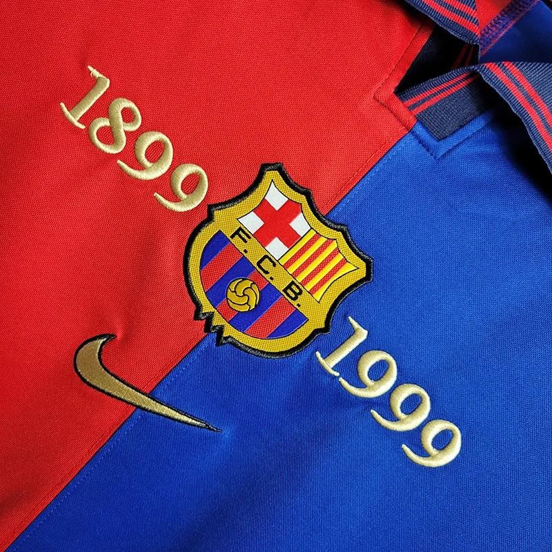 Barcelone 99/00 - 100e Anniversarie - Manches Longues - Détail
