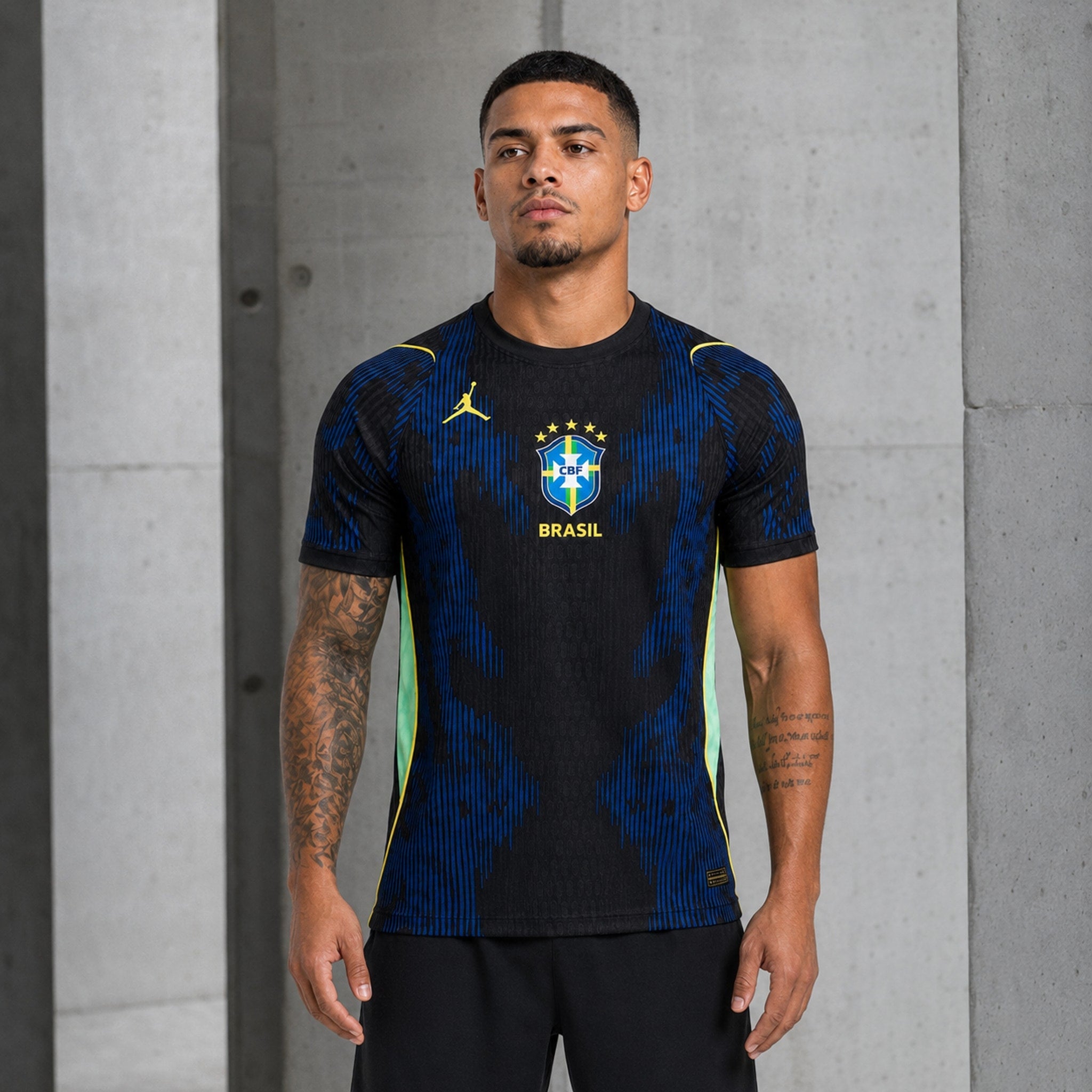 Maillot Brésil Extérieur 26/27 - Coupe du Monde 2026 - Version Joueur, vu de dos