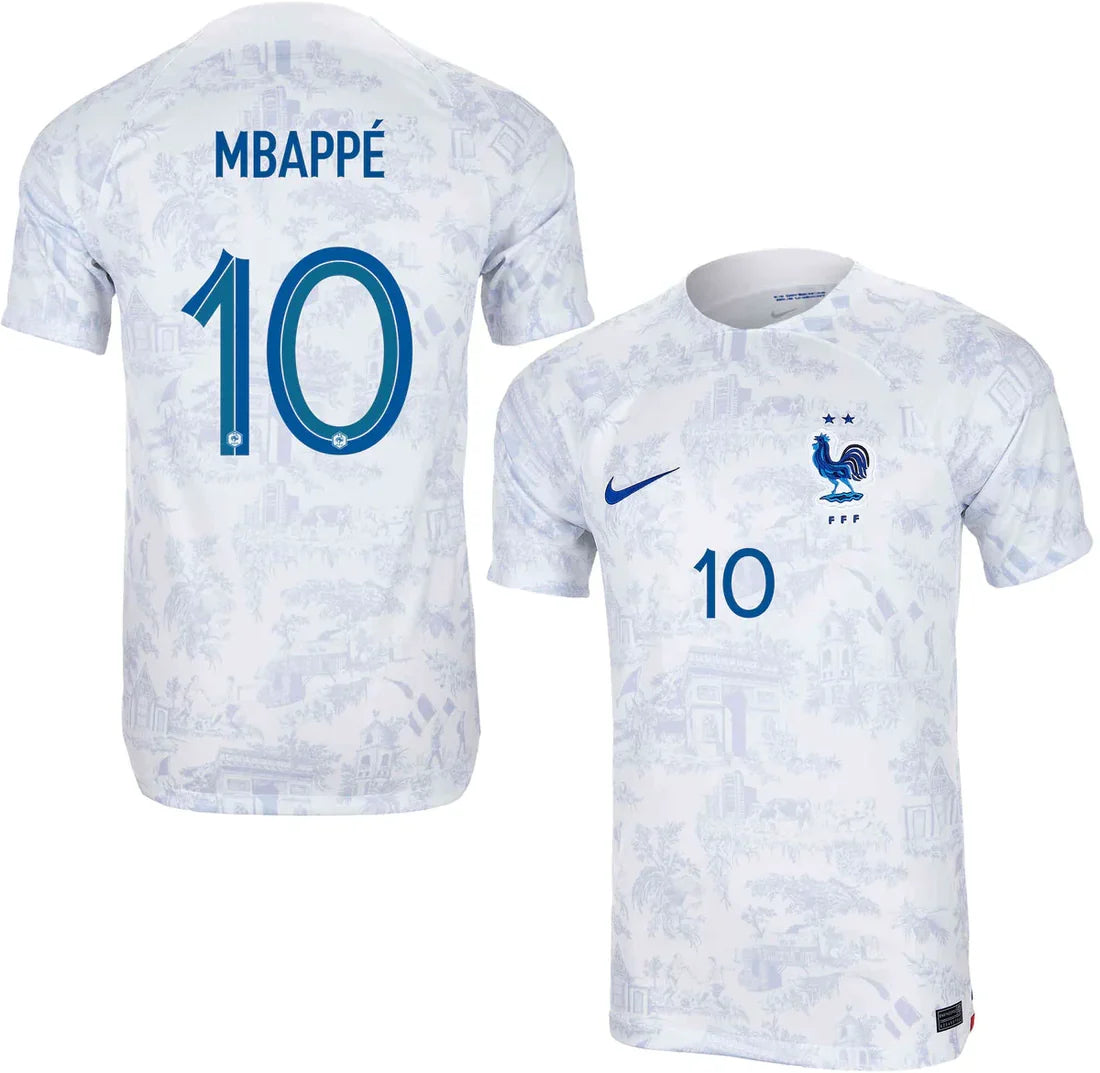 France Extérieur 22/23 - Mbappé 10 - Vue de face