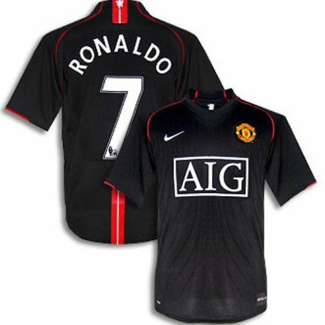 Manchester United Extérieur 07/08 - Ronaldo 7 - Vue de face
