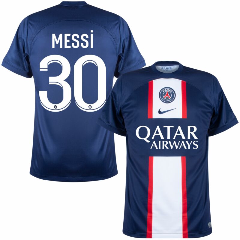 PSG Domicile 22/23 - Messi 10 - Vue de face