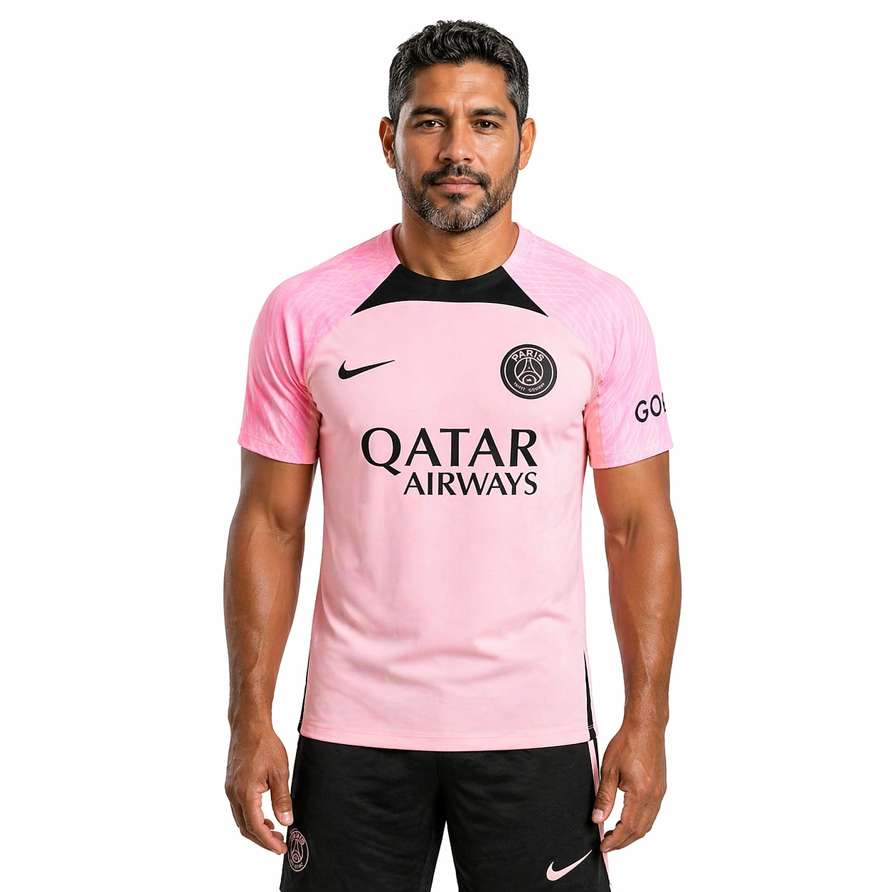 PSG 24/25 - Équipement de Entraînement - Rose et Noir