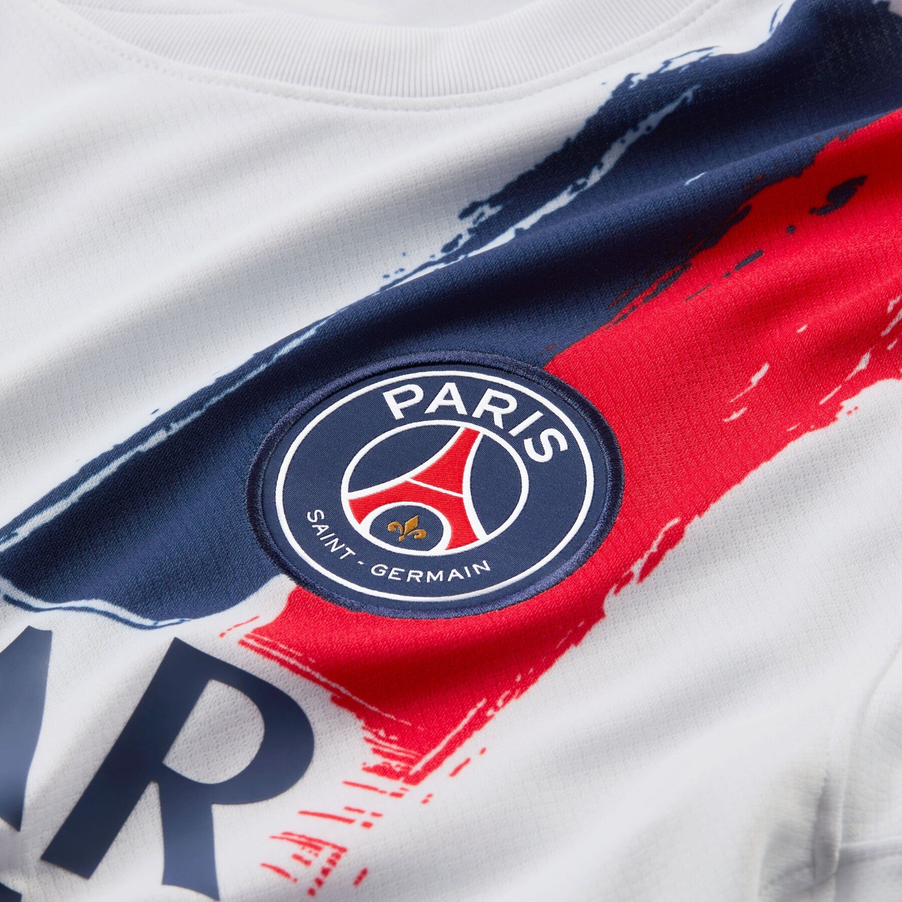 PSG Extérieur 25/26 - Vue rapprochée