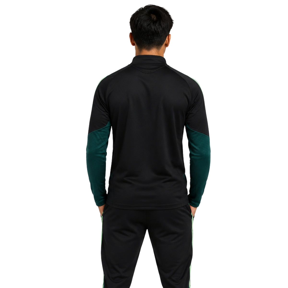 Mexique 26/27 - Survêtement - 1/2 Zip - Noir et Vert