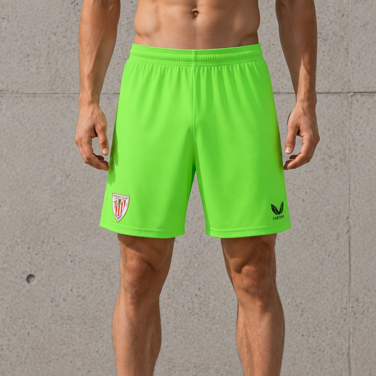 Short Athletic Bilbao Gardiens de But 26/27 - Vert Fluo
