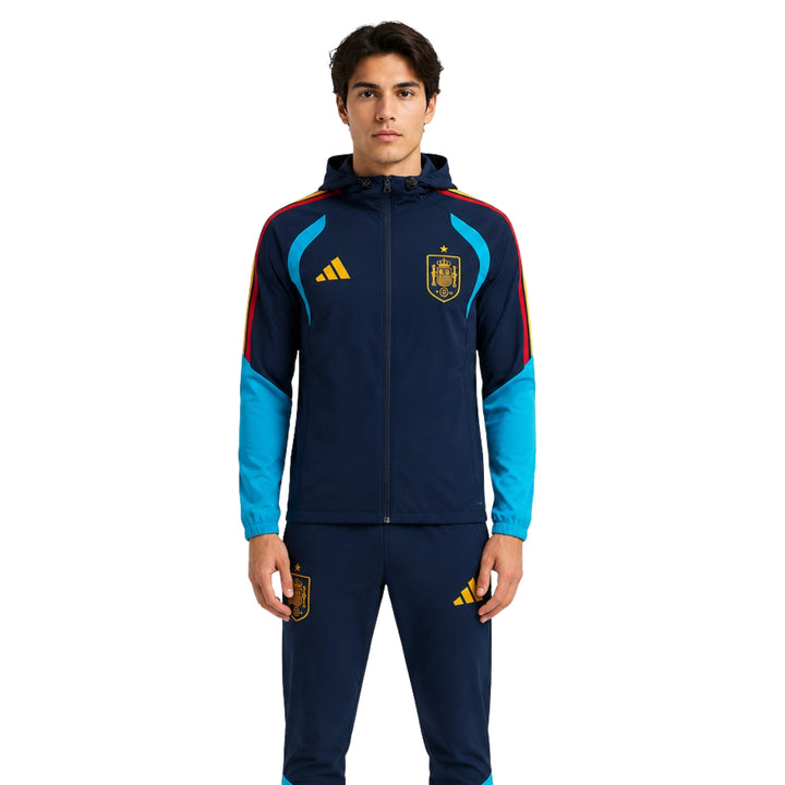 Espagne 26/27 - Survêtement - Zip Complet - Bleu Marine et Bleu Clair 2