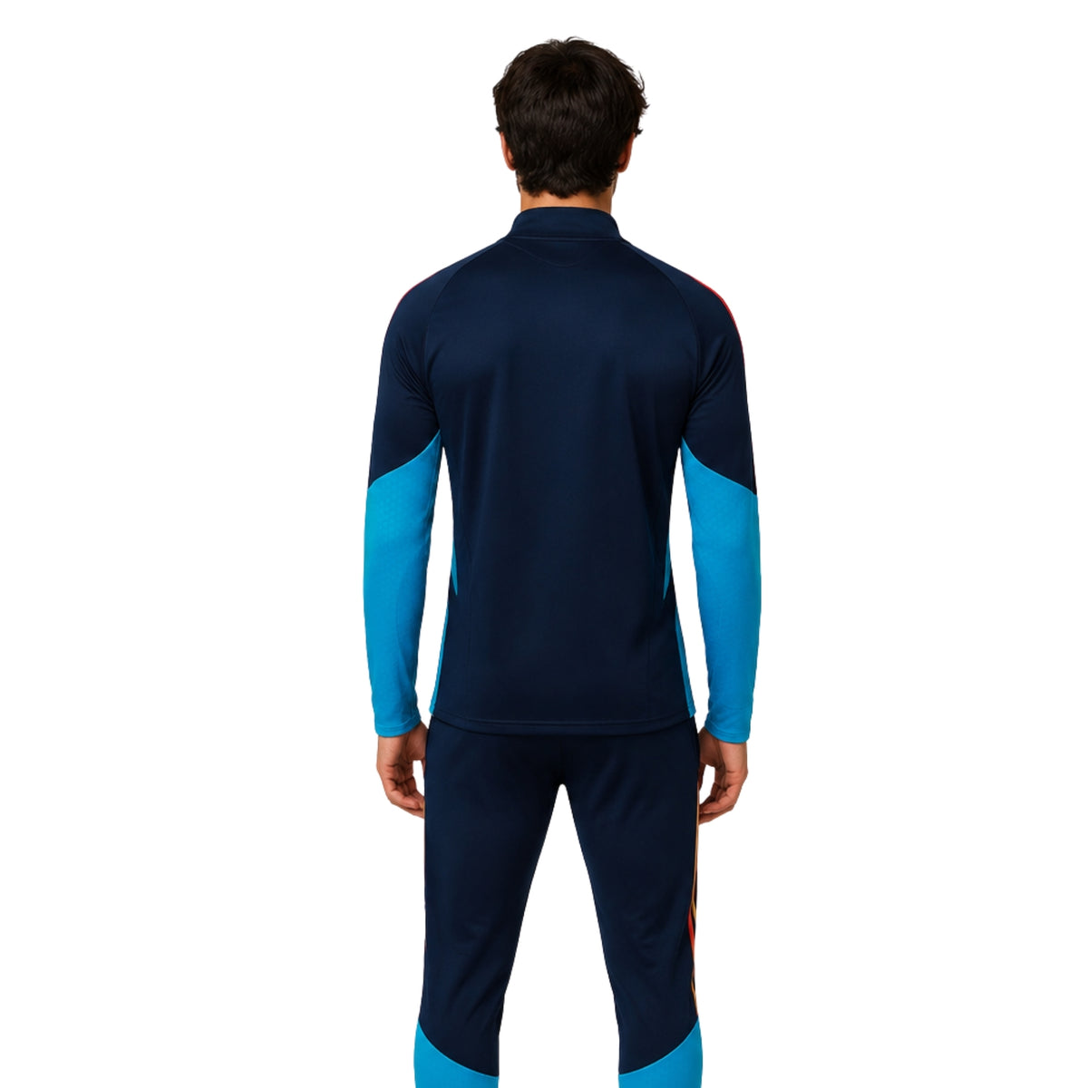 Espagne 26/27 - Survêtement - 1/2 Zip - Bleu Marine et Bleu Clair