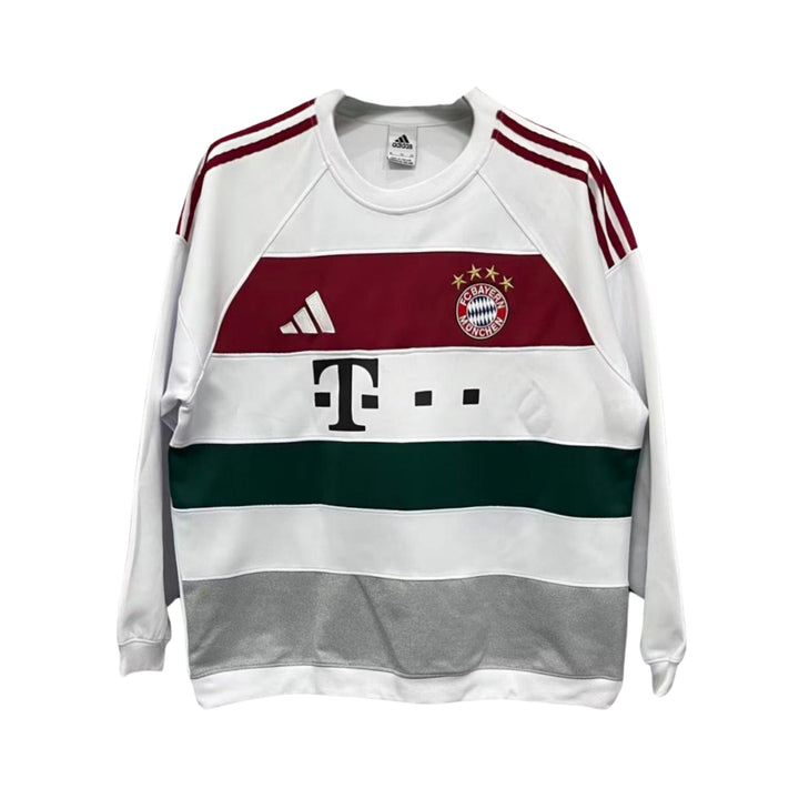 Bayern Munich 25/26 - Sweatshirt - White and Burgundy