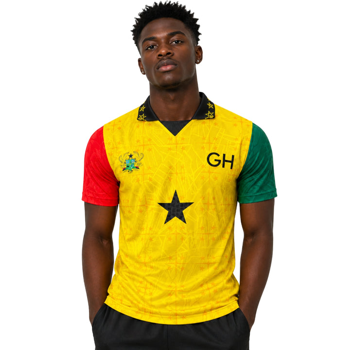 Ghana Entraînement 26/27 - Coupe du Monde 2026 - Version Joueur - Jaune