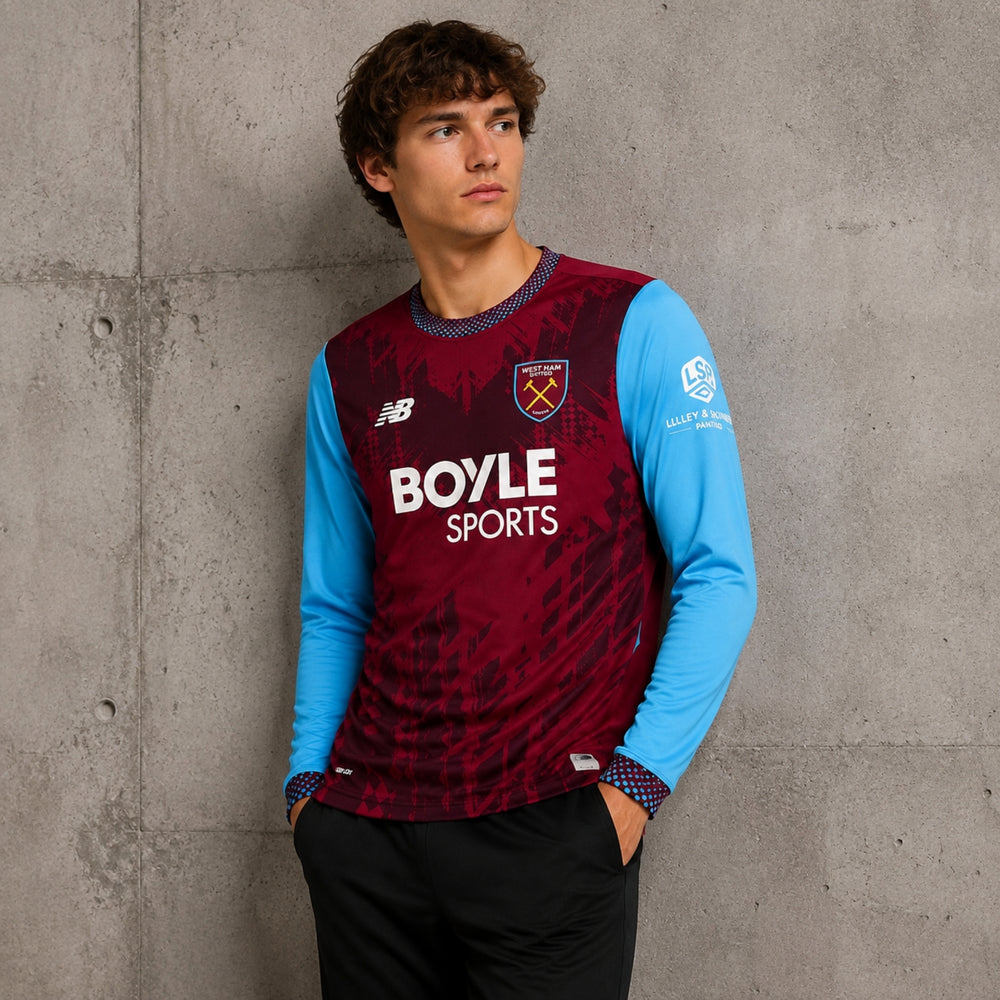 West Ham United Domicile 26/27 - Manches Longues