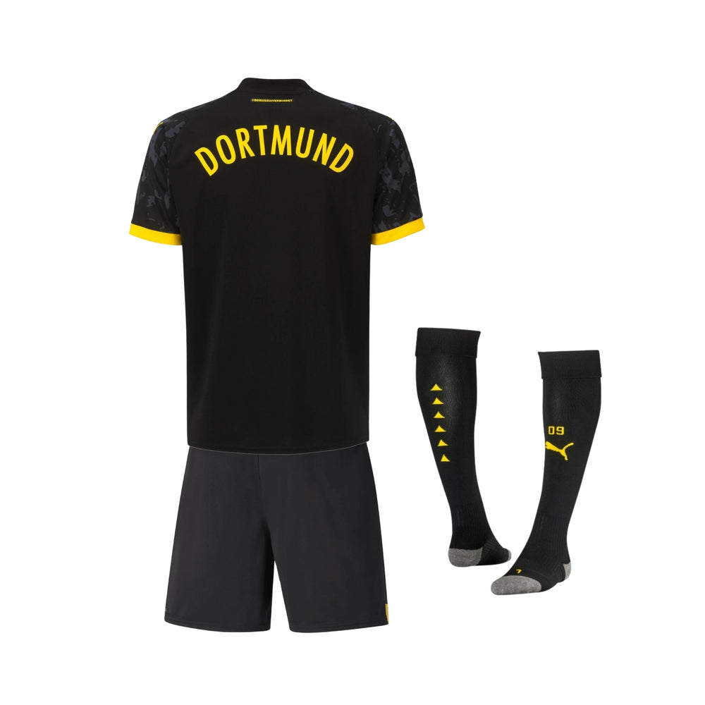 Kit Infantil Borussia Dortmund Visitante 23/24