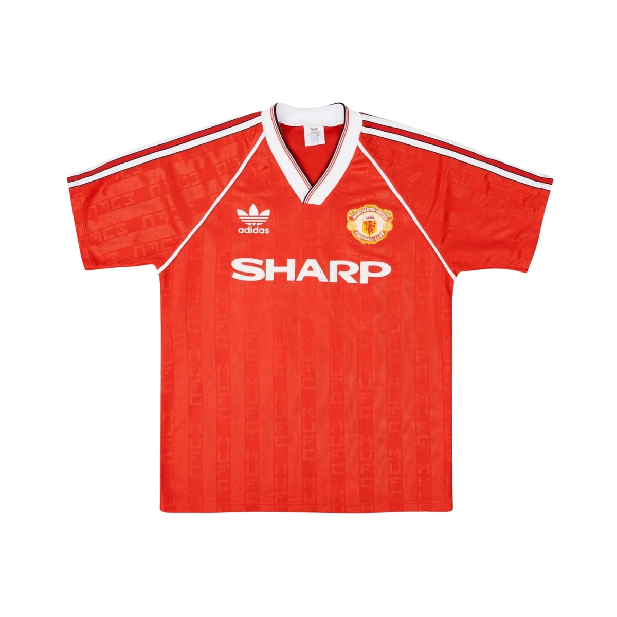 Manchester United Domicile 89/90 - Vue de face