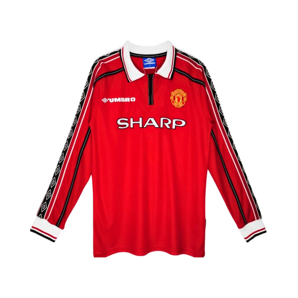 Manchester United Local 98/99 Manga Larga