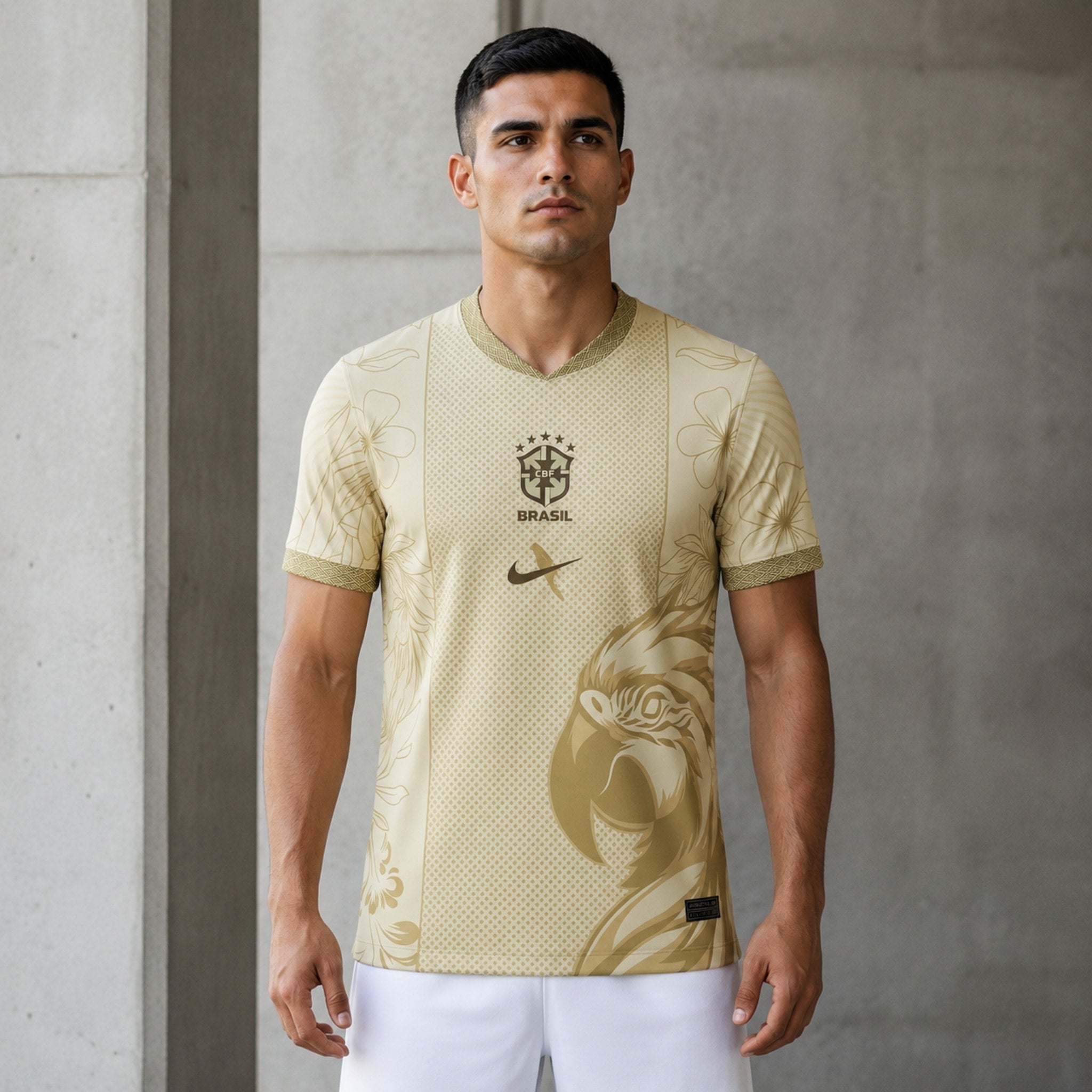 Maillot Brésil Édition Spéciale 25/26, vu de dos