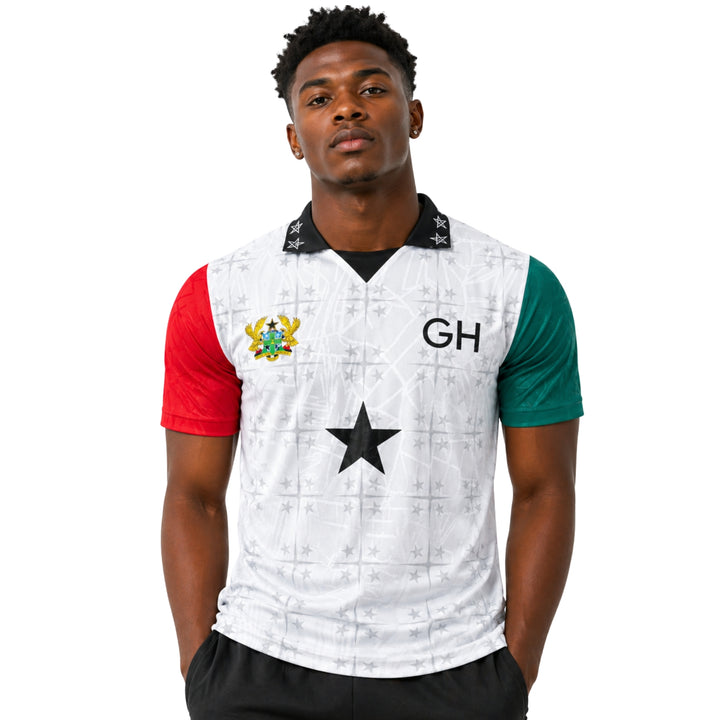 Ghana Entraînement 26/27 - Coupe du Monde 2026 - Version Joueur - Blanc