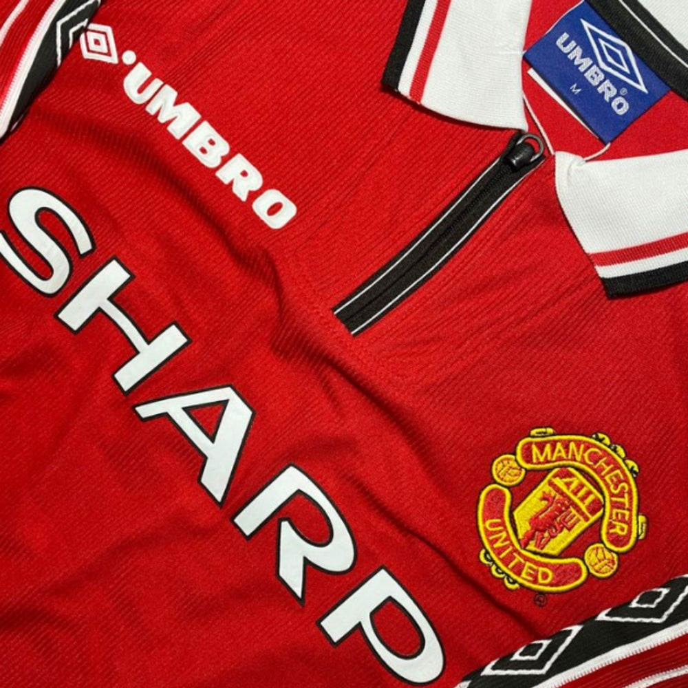 Manchester United Local 98/99 Manga Larga