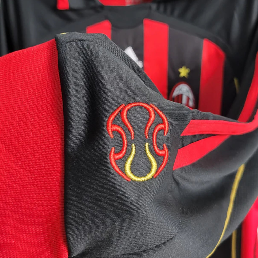 AC Milan Local 06/07 - Manga Larga