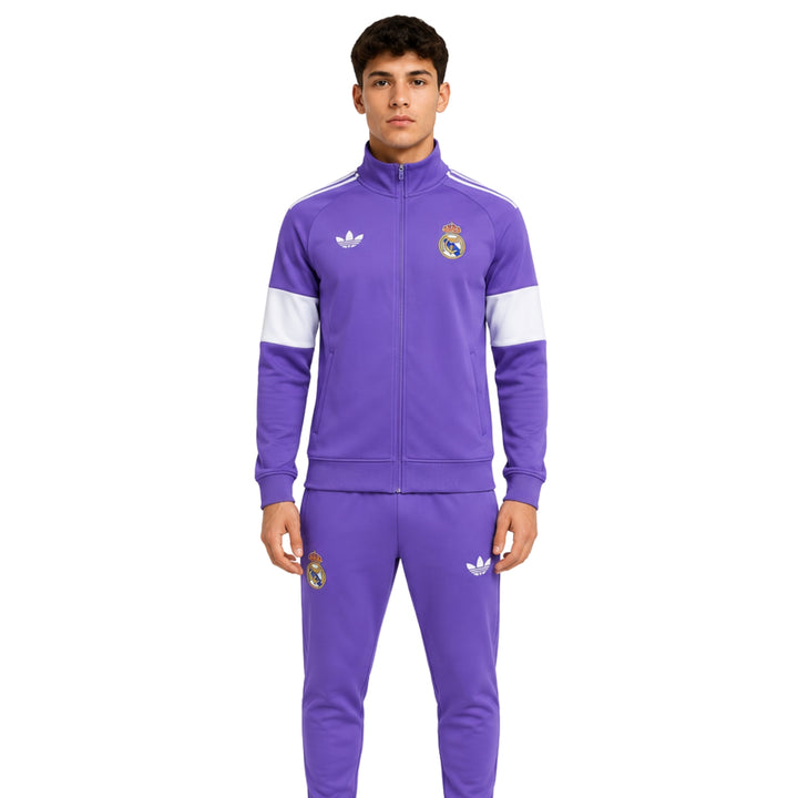 Real Madrid 26/27 - Survêtement - Zip Complet - Violet et Blanc